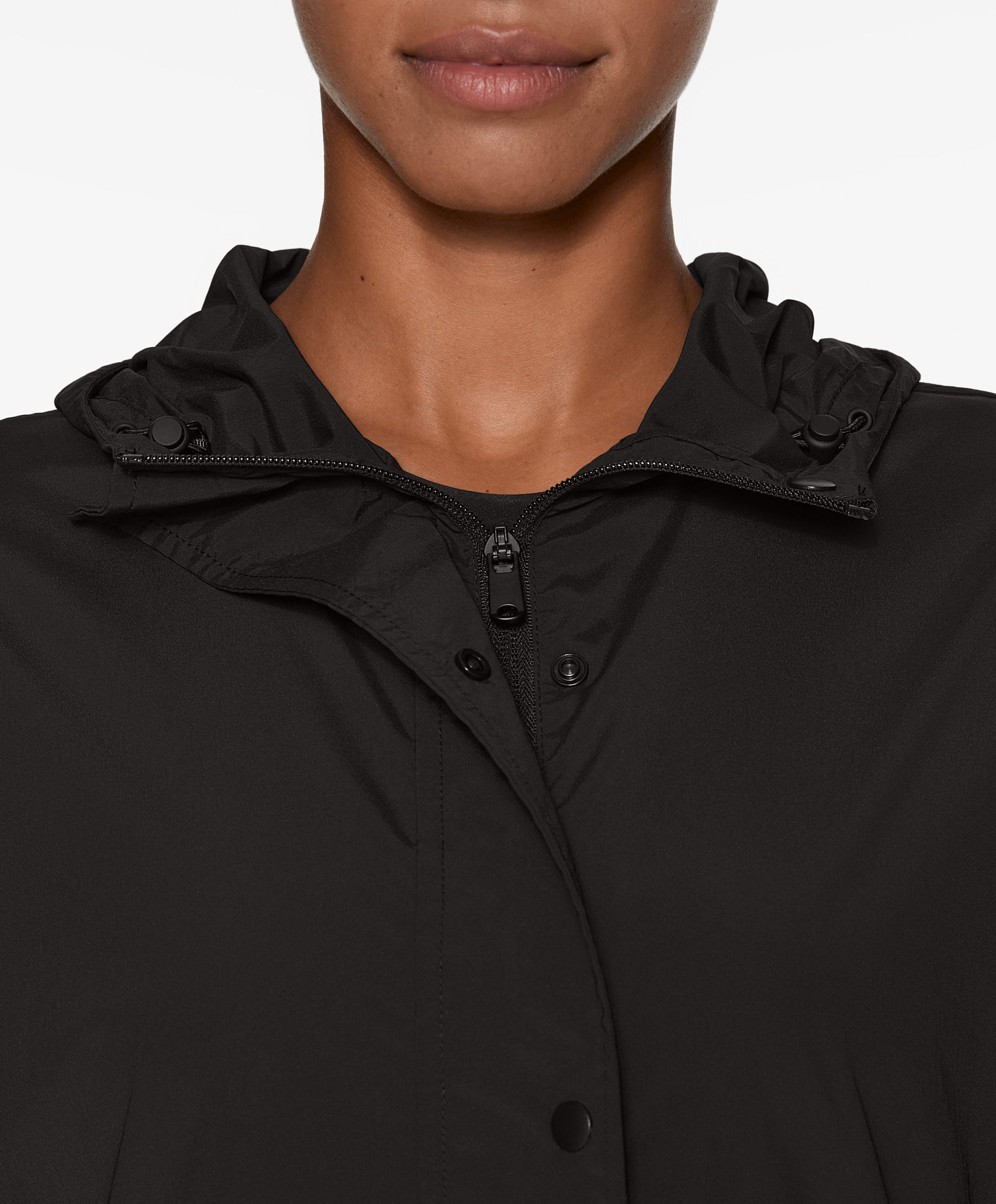 Water-repellent technical windbreaker