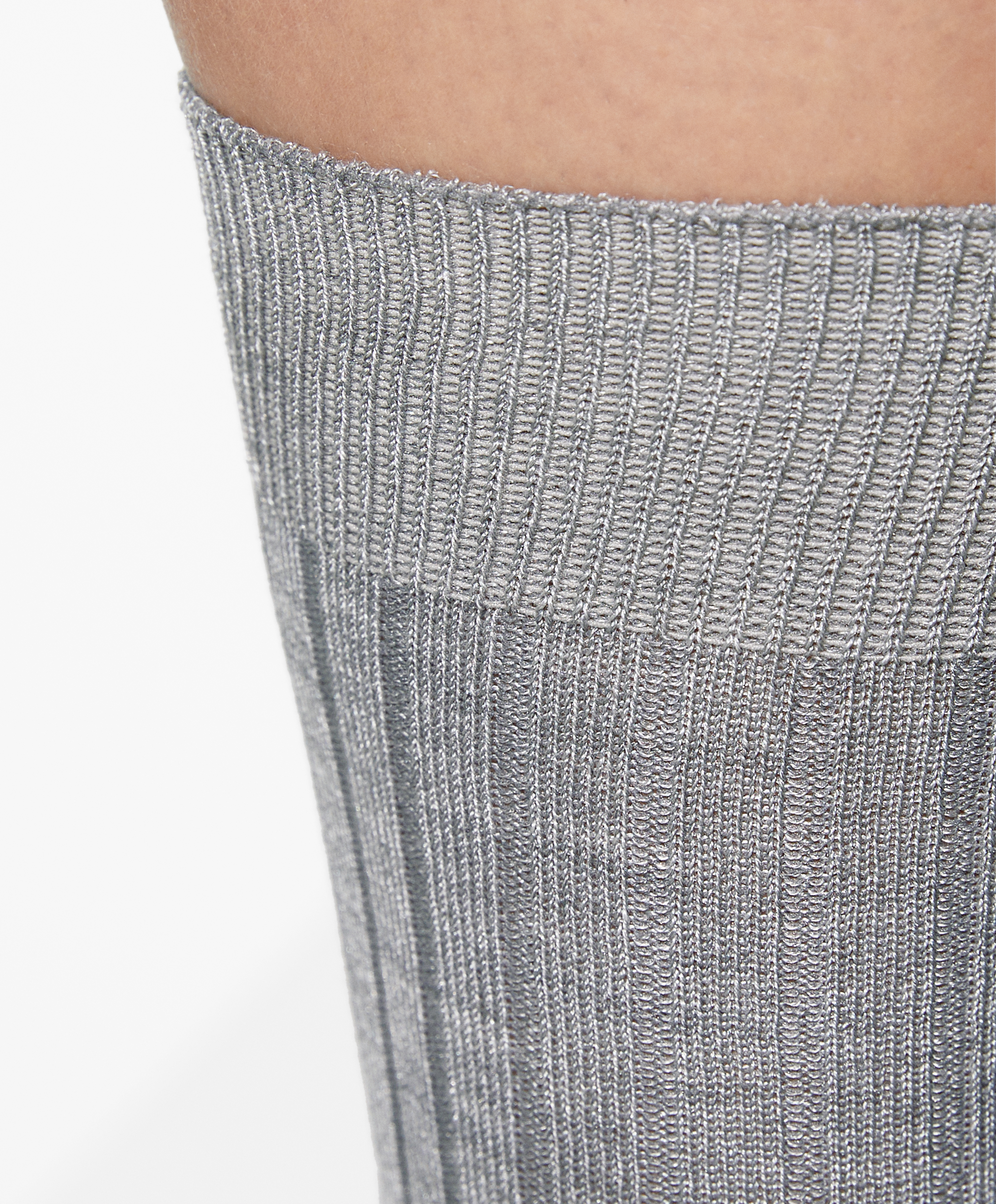 Rib silk classic socks