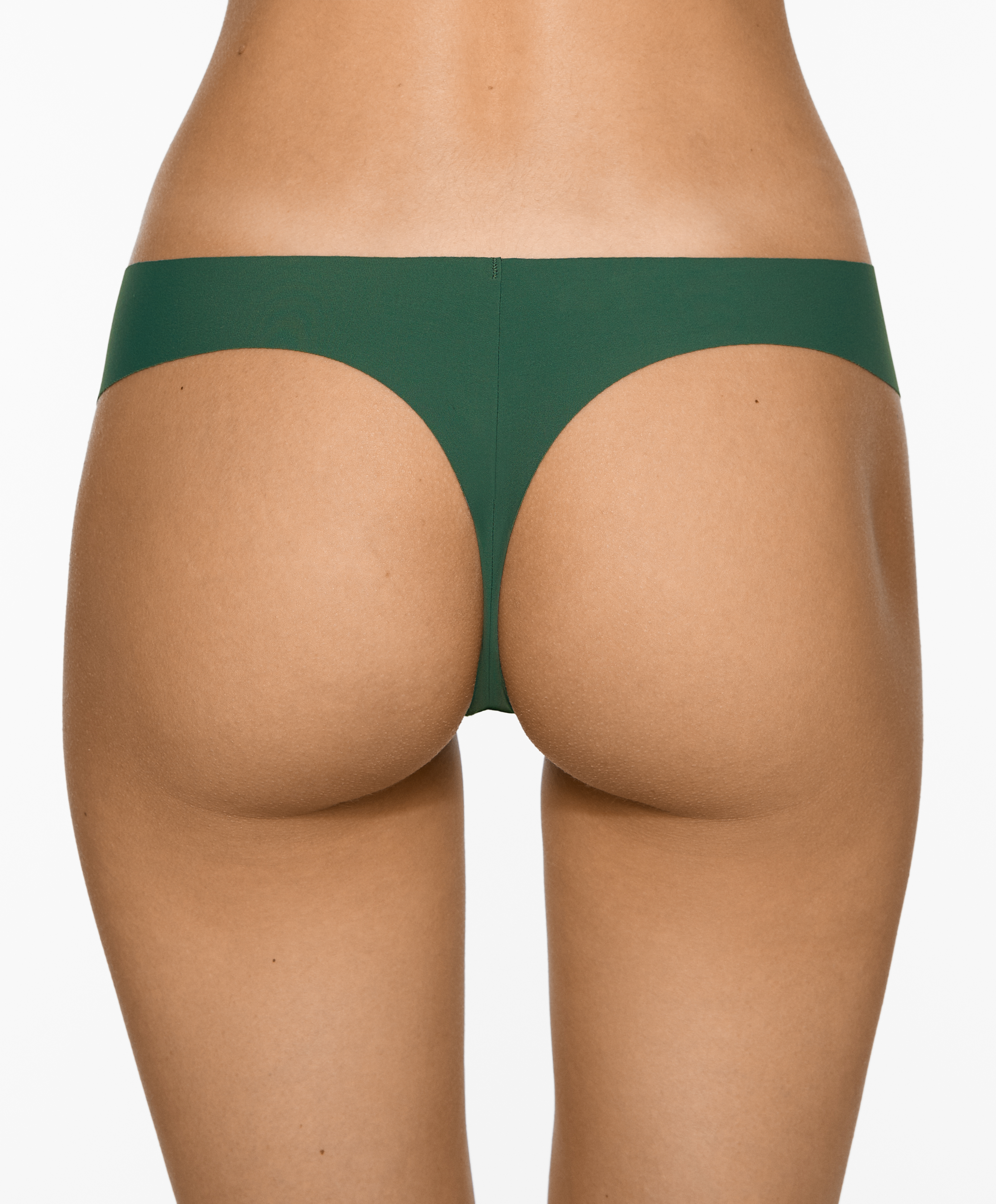 5 laser-cut polyamide blend thongs