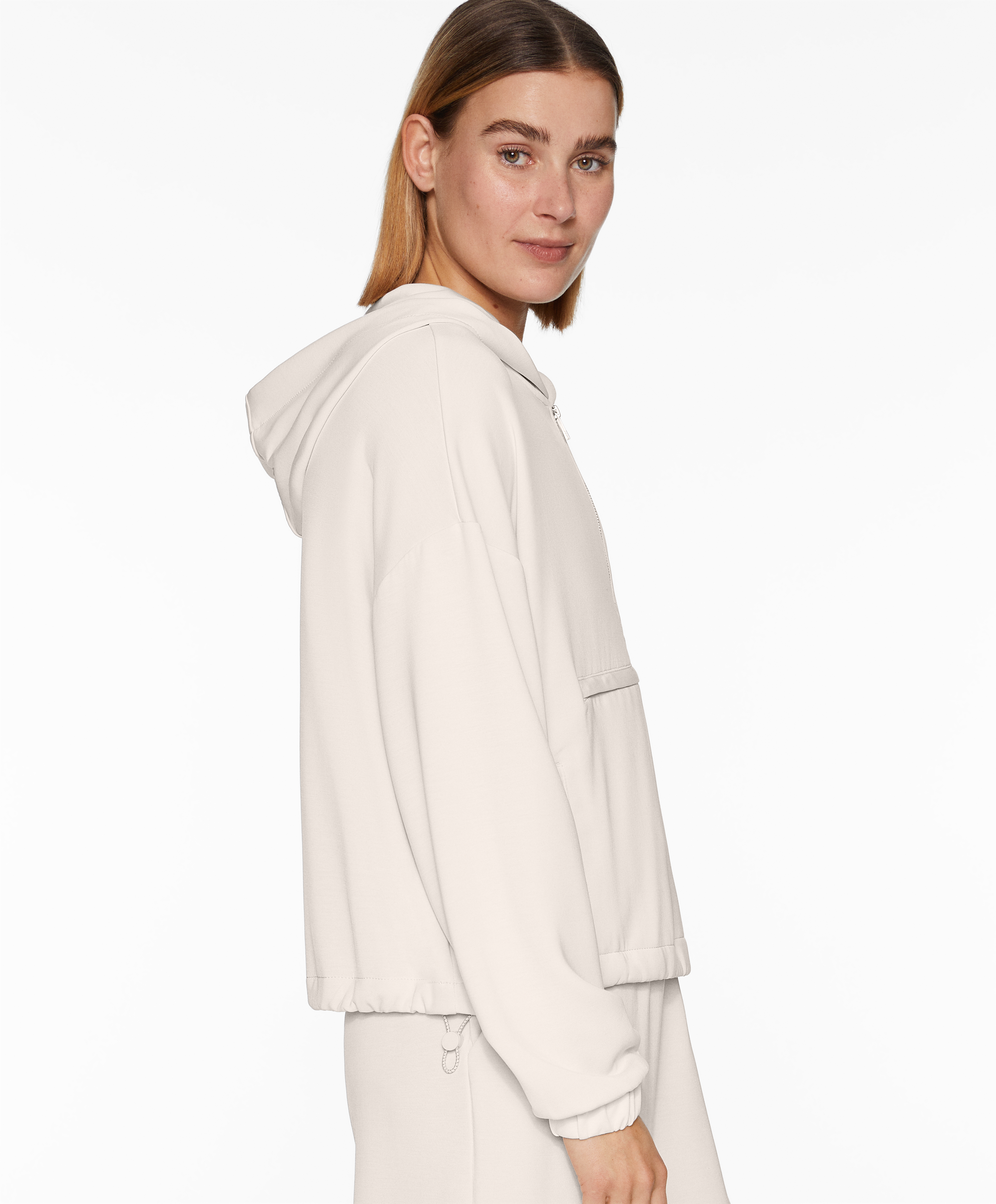 Pocket sweatshirt with modal