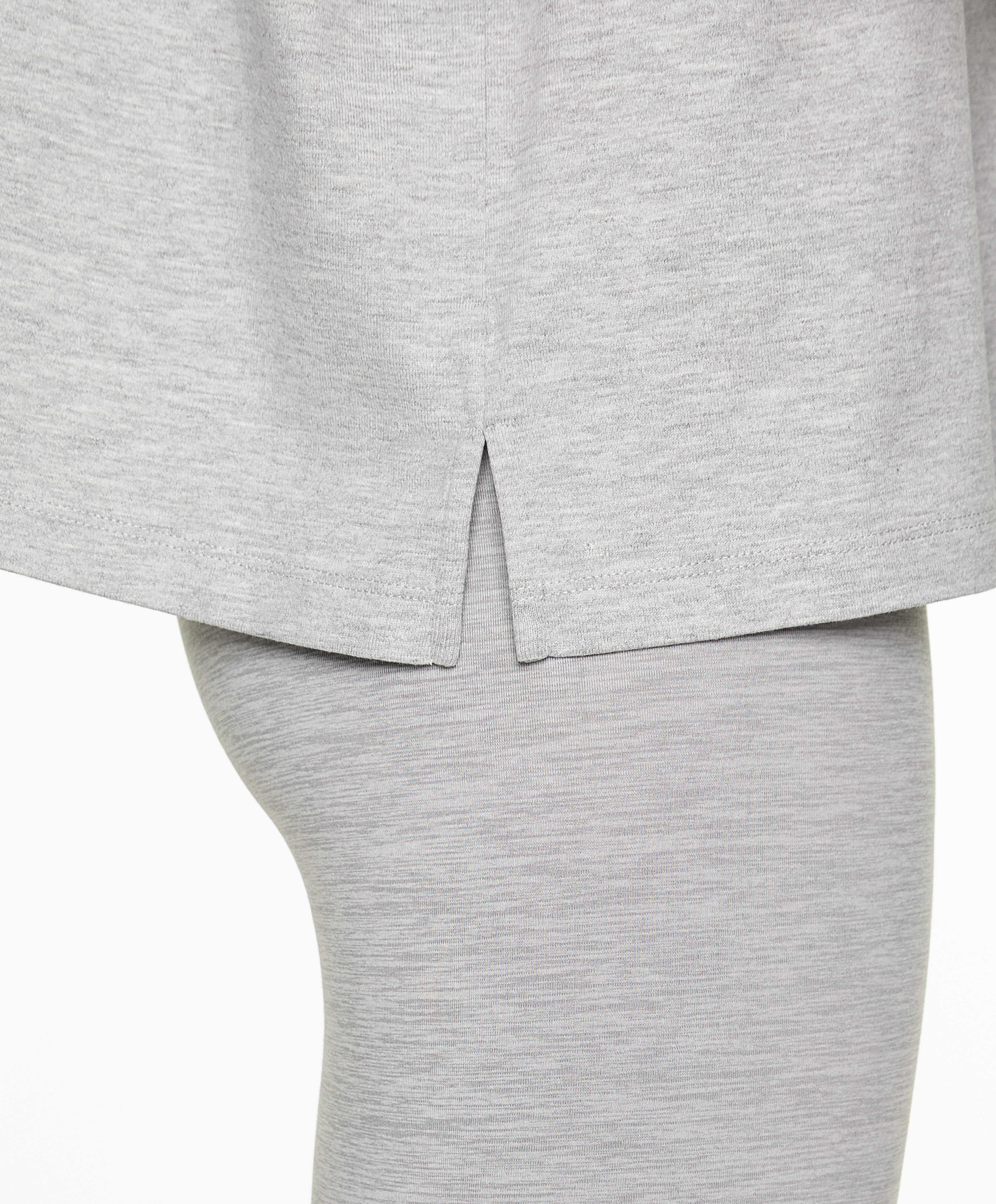 Short sleeve cotton blend T-shirt