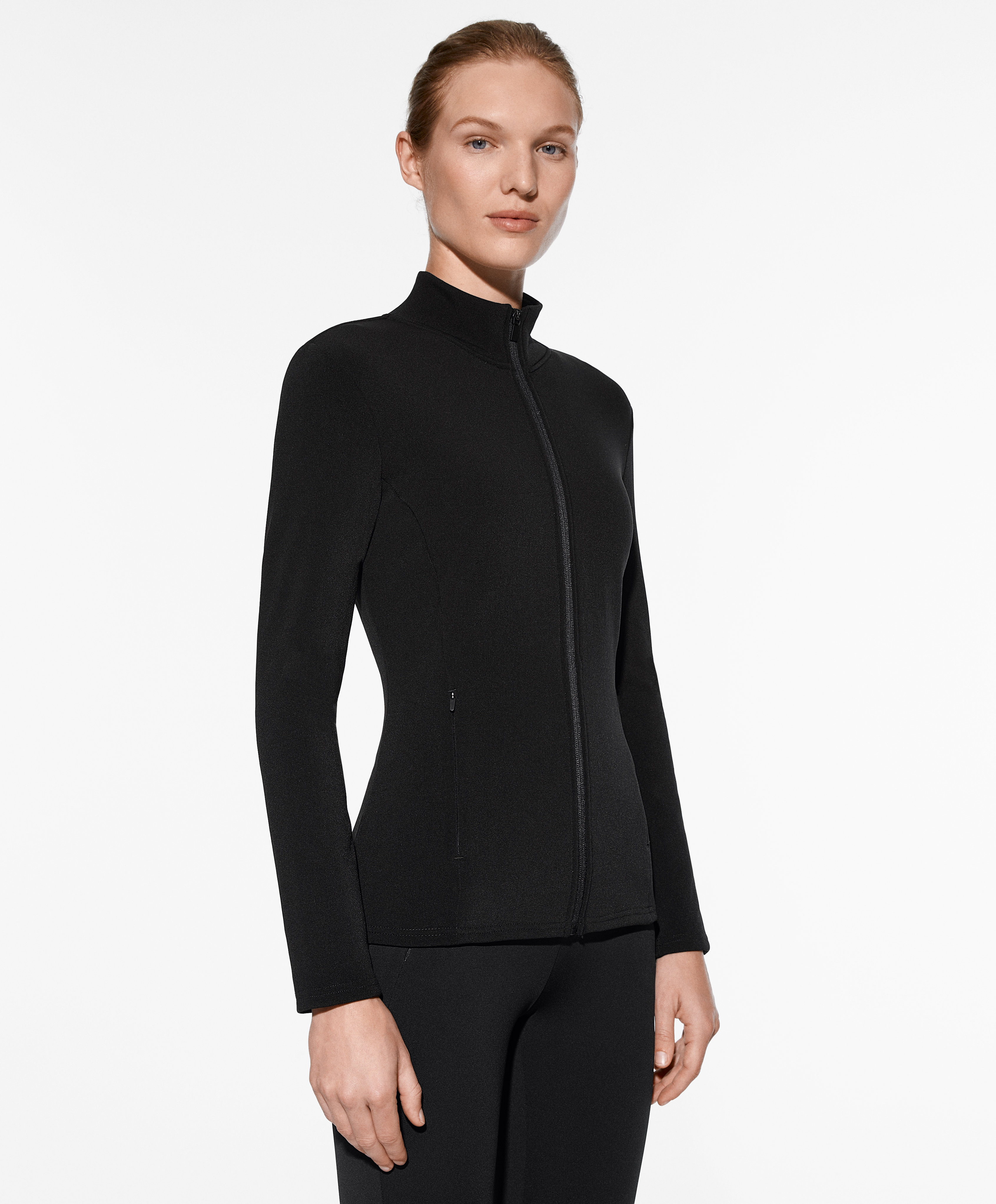 Super-extra-warm seamless technical jacket