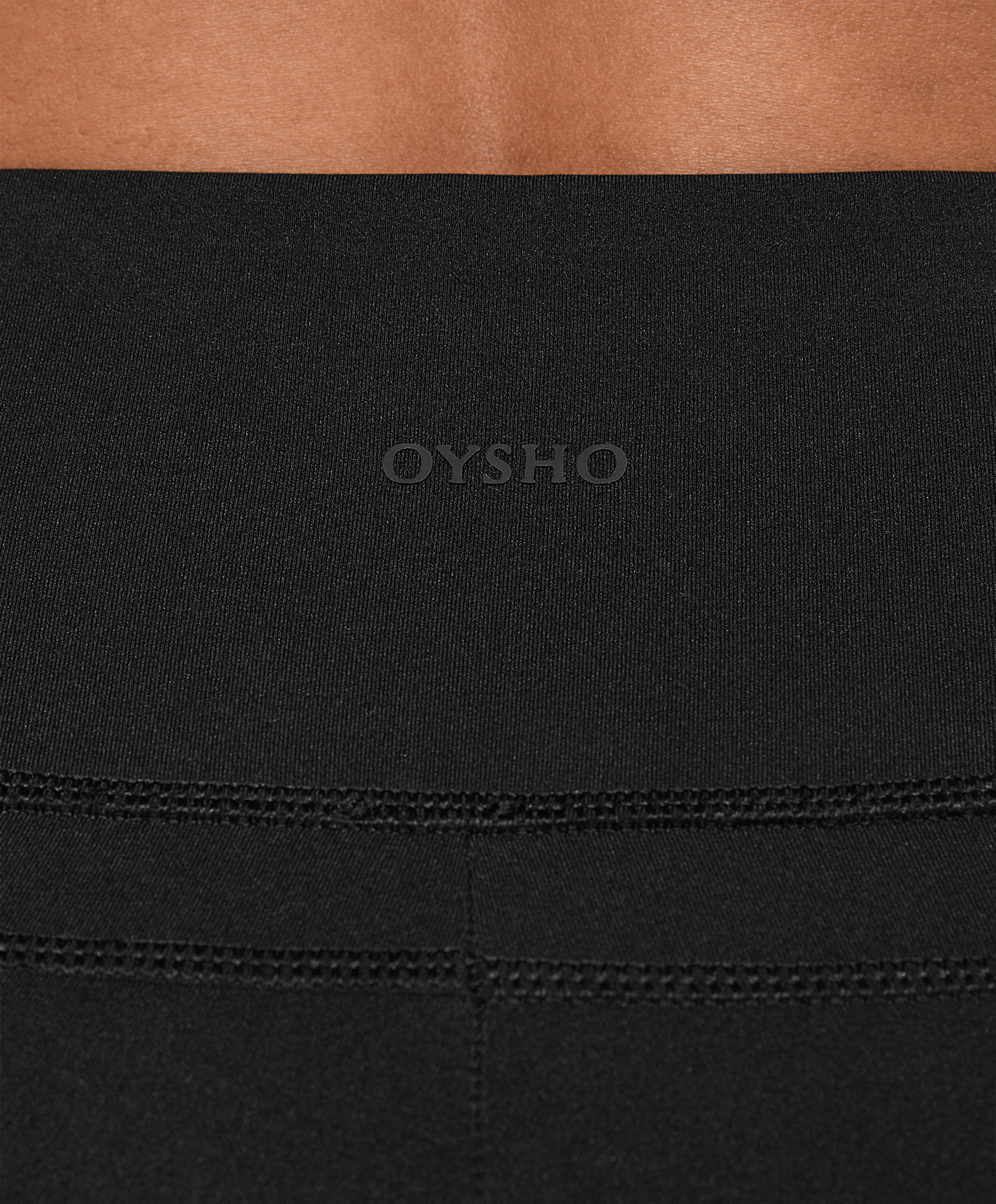 Compressive running high-rise 65cm ankle-length leggings