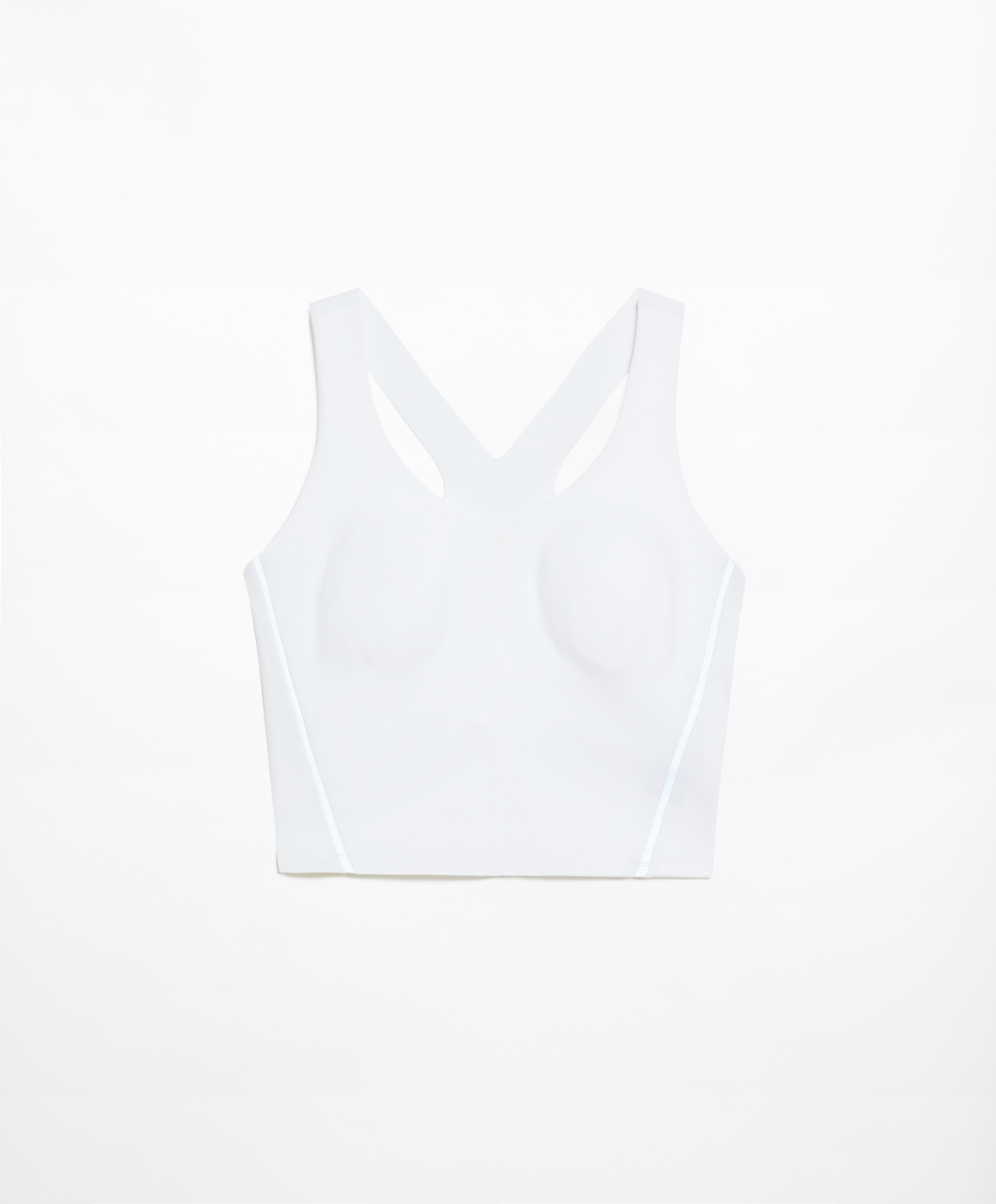Reflective strap compressive tank top