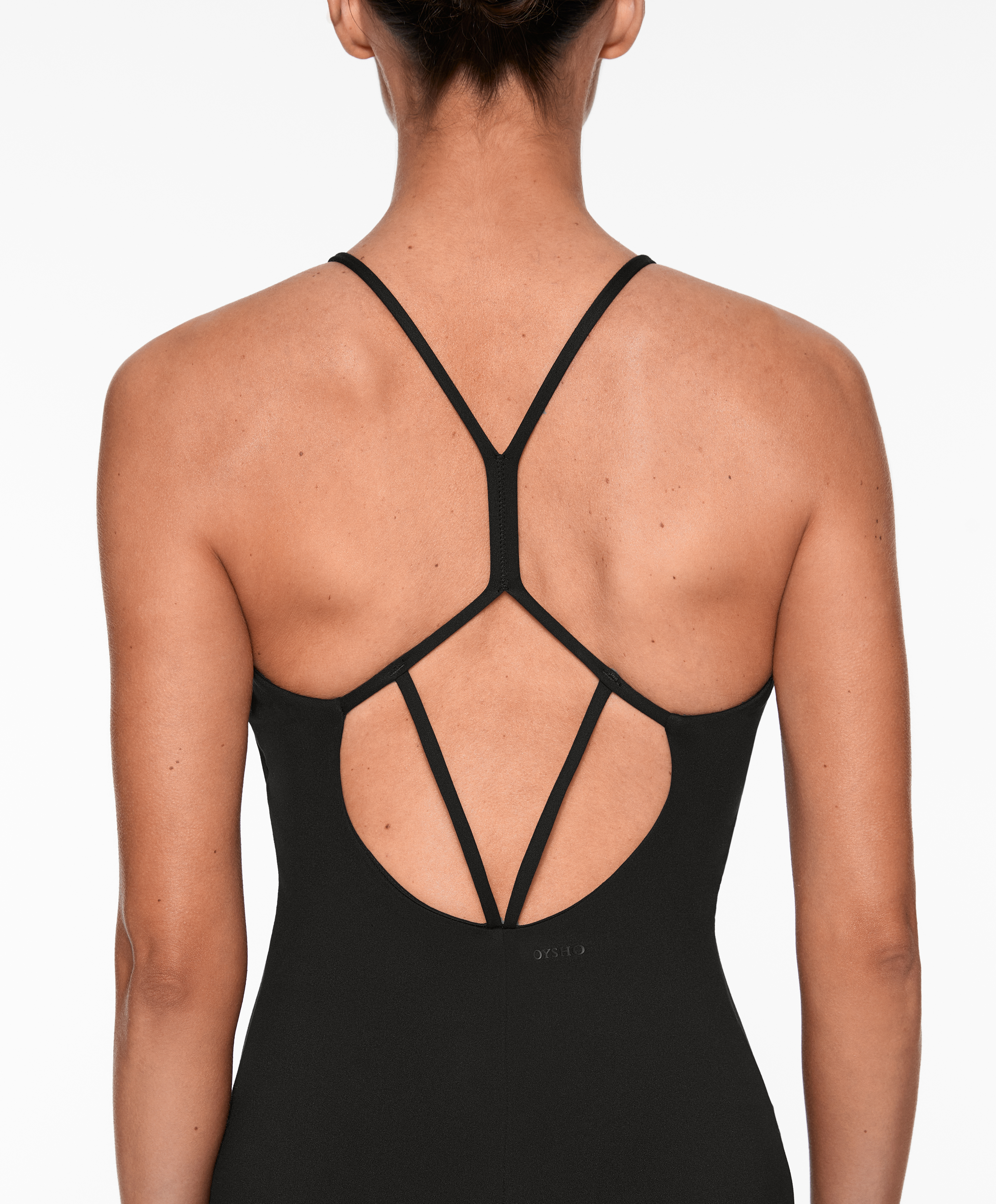 Comfortlux open-back flare jumpsuit