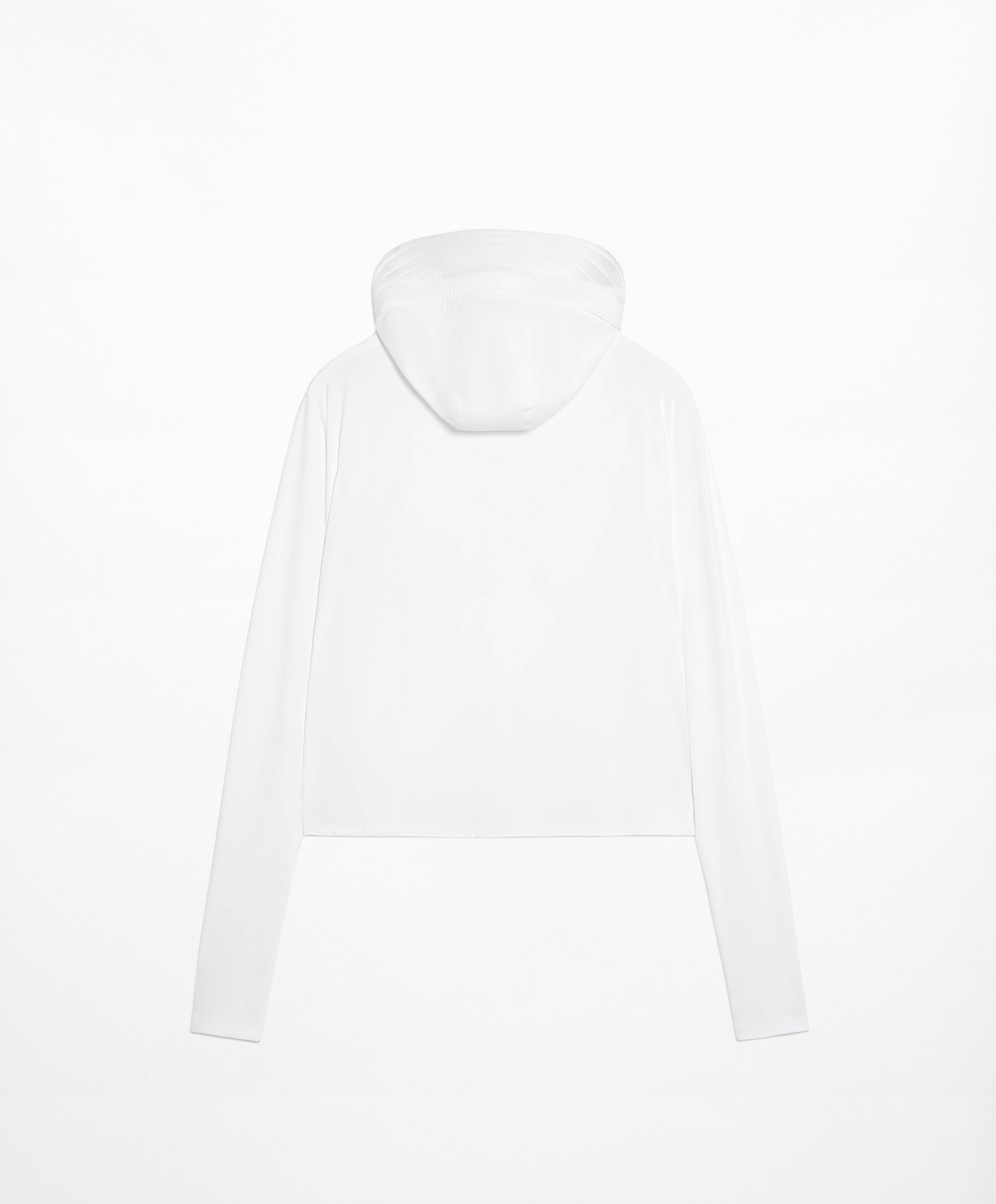 Cool-touch hooded technical jacket