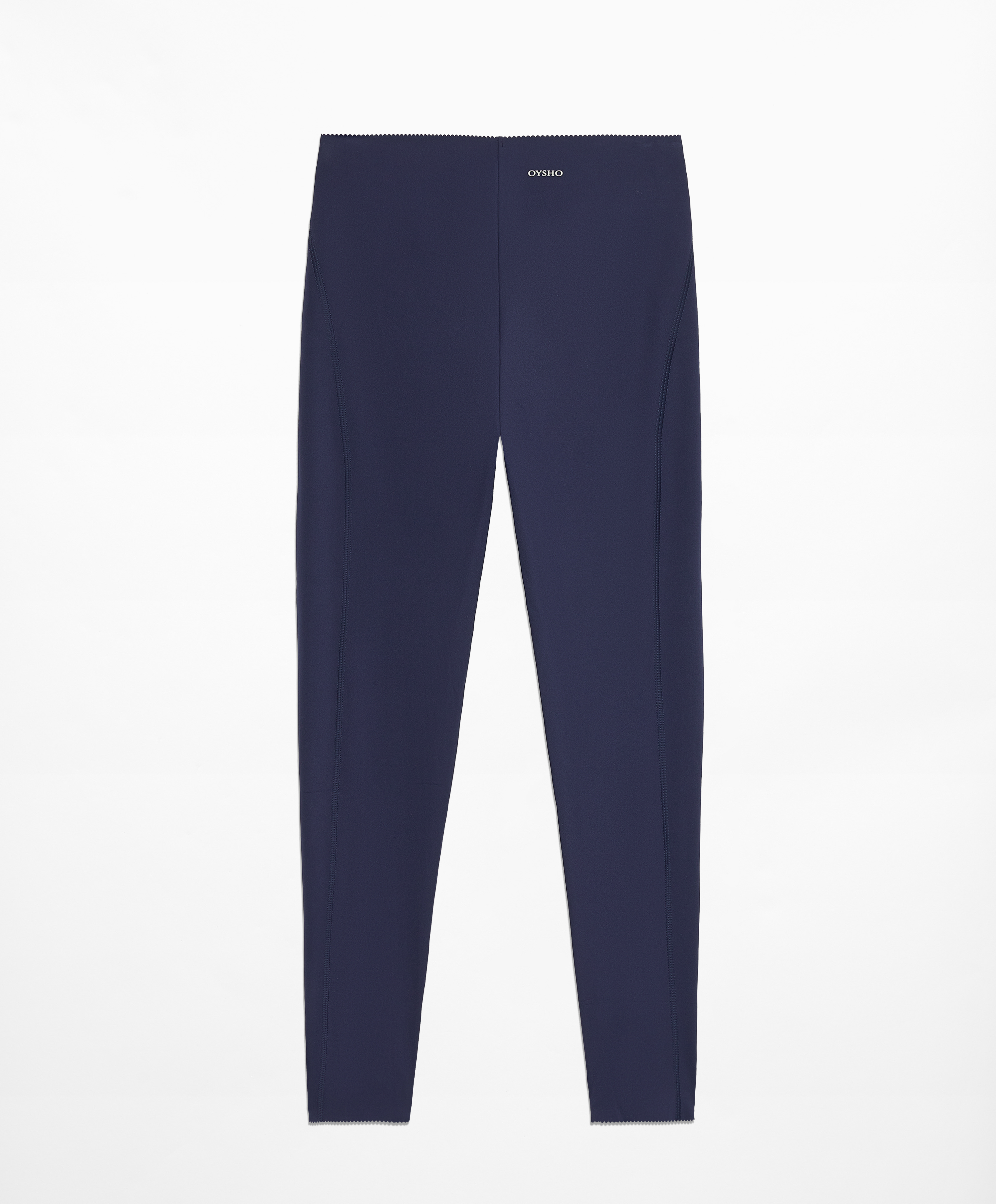 Compressive core control ankle-length leggings