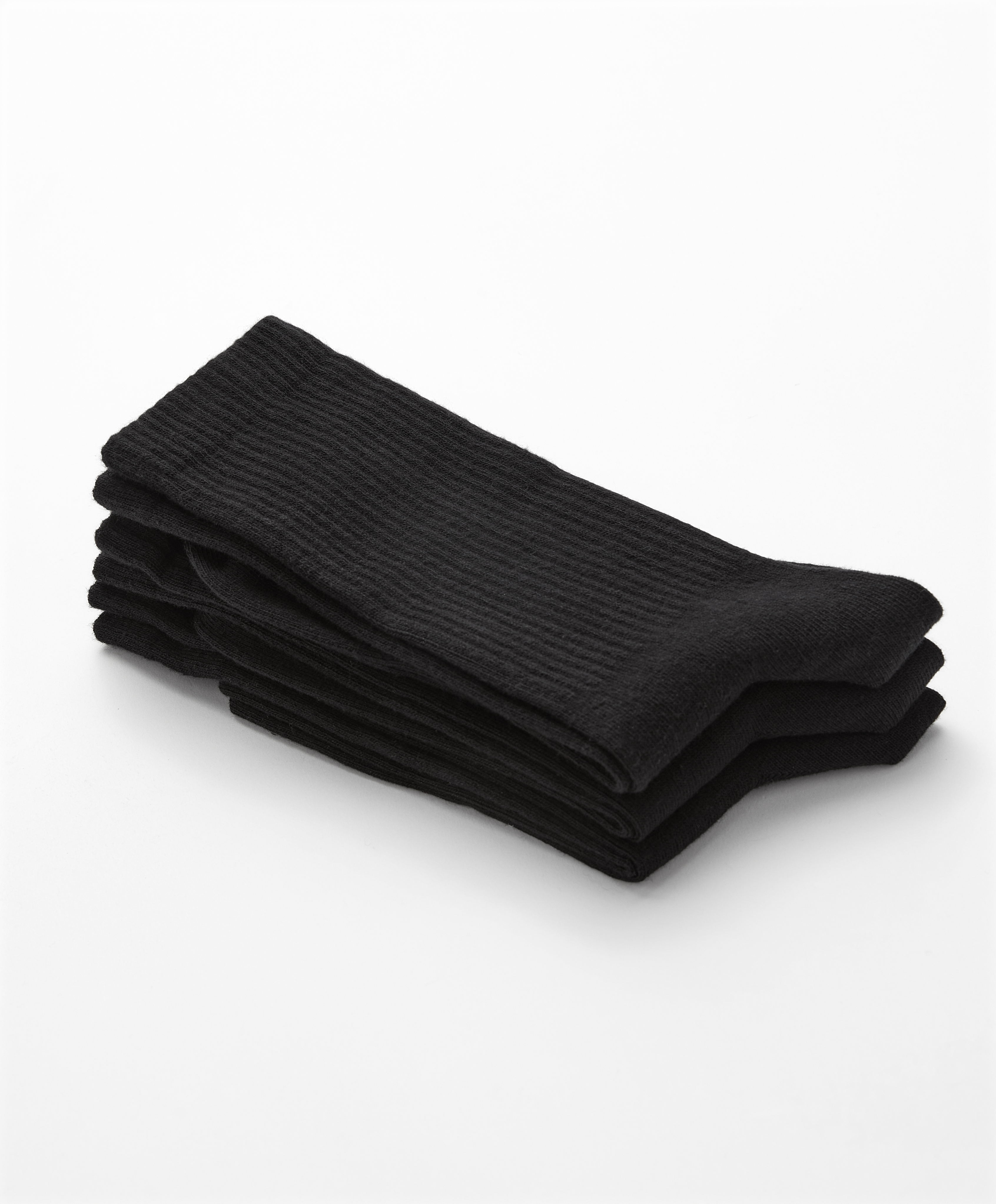 3 pairs of cotton blend classic sports socks