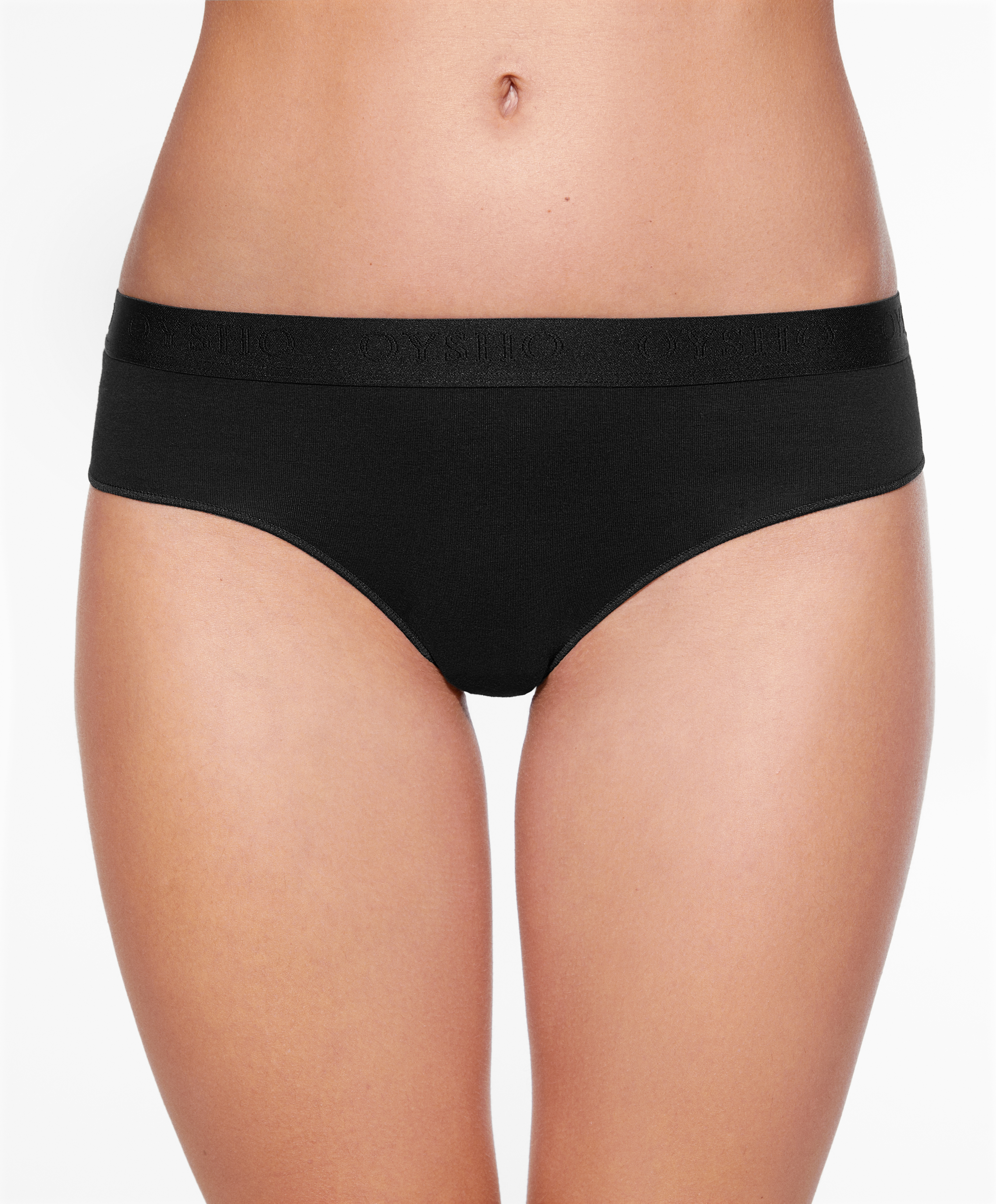 3 comfort cotton blend cheeky briefs with logo