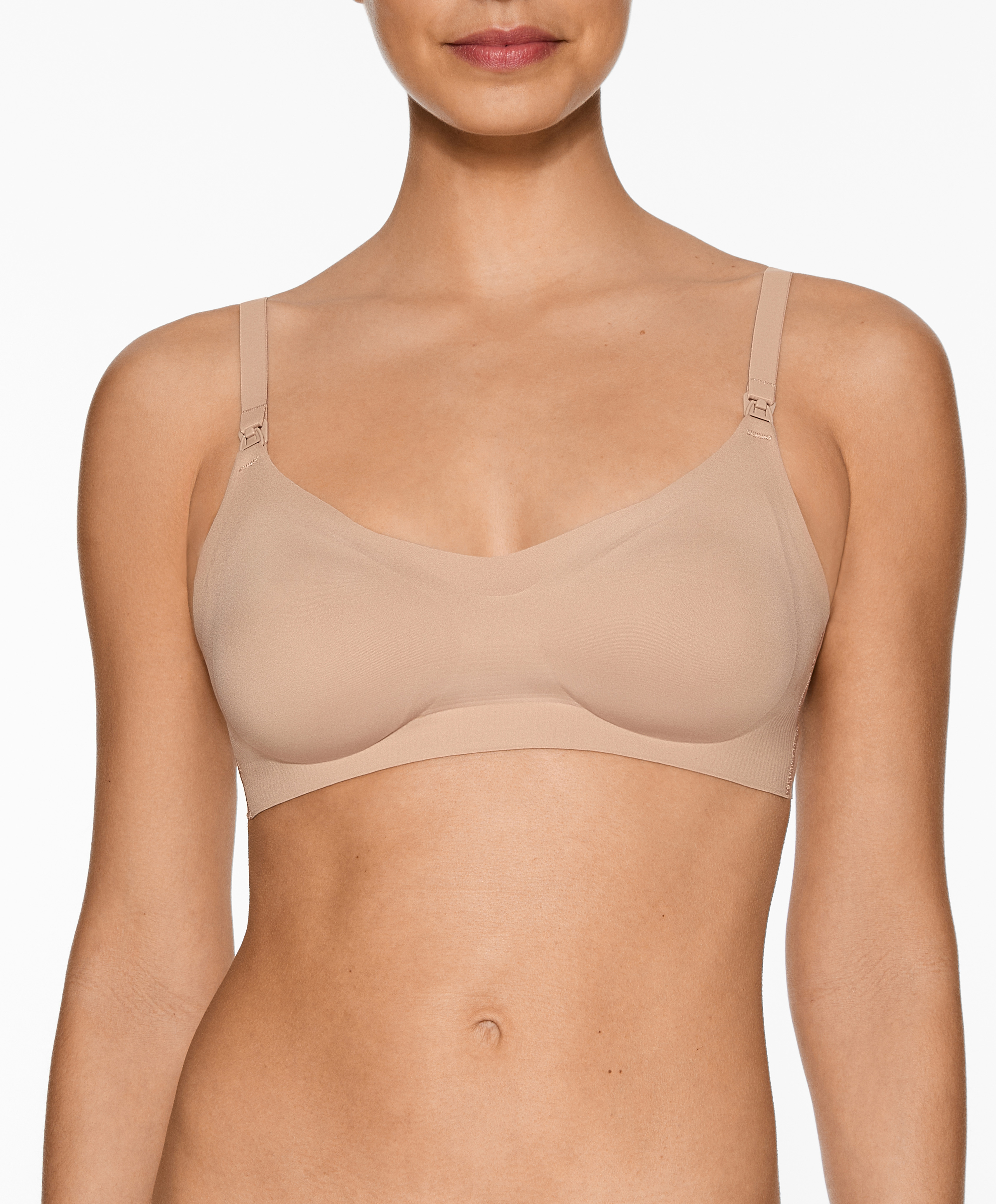 Invisible triangle nursing bra