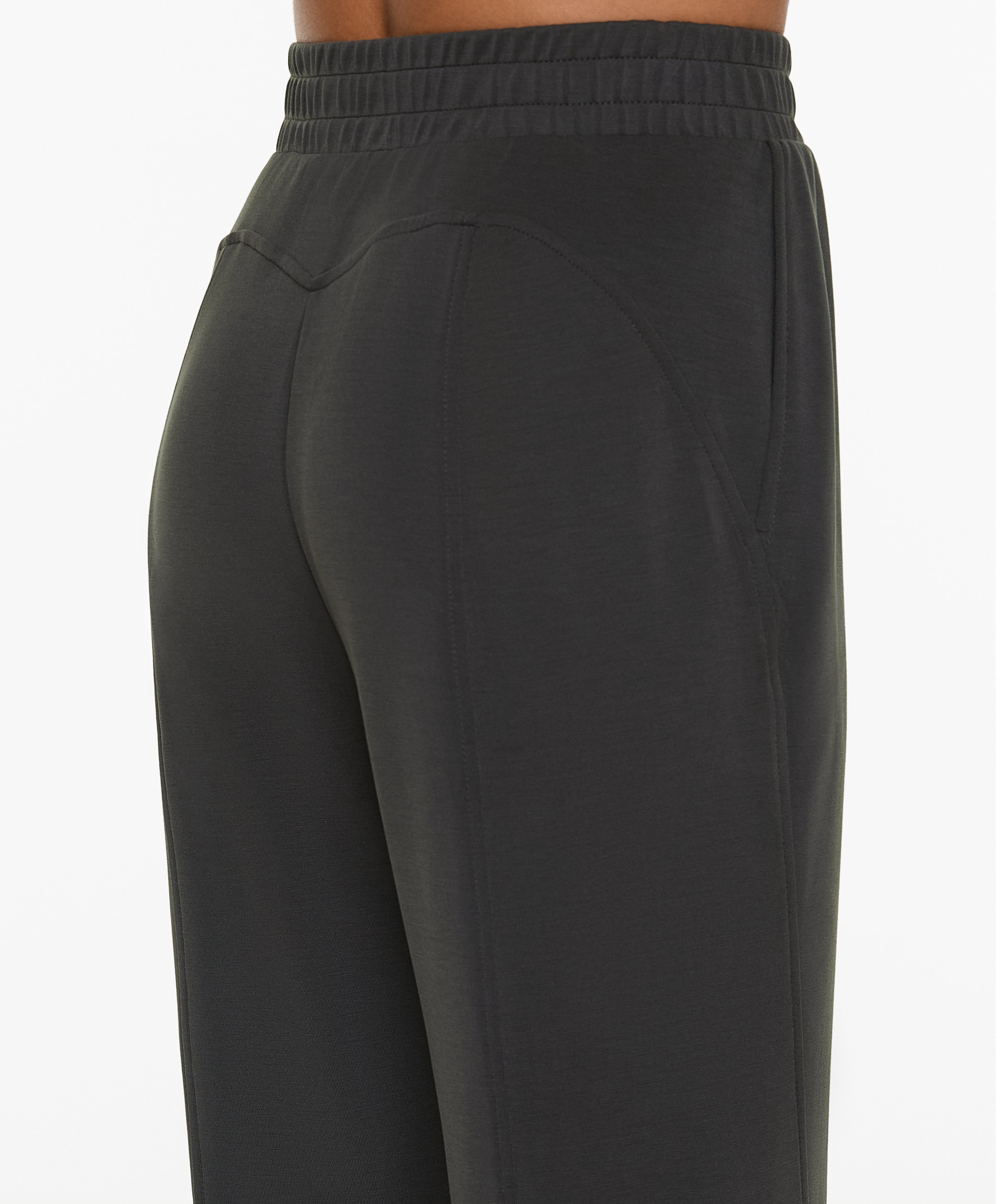 Flare trousers with modal