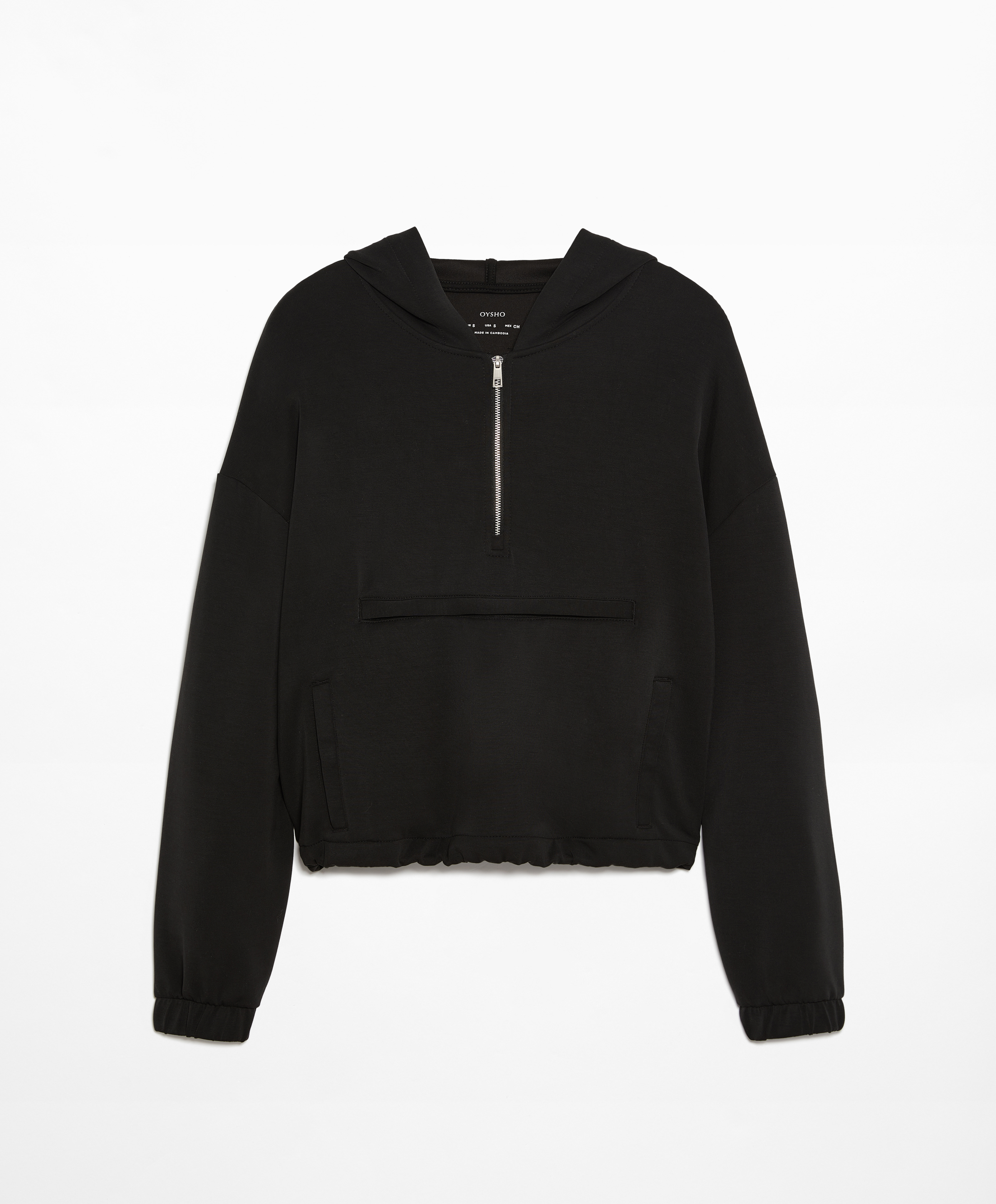 Pocket sweatshirt with modal