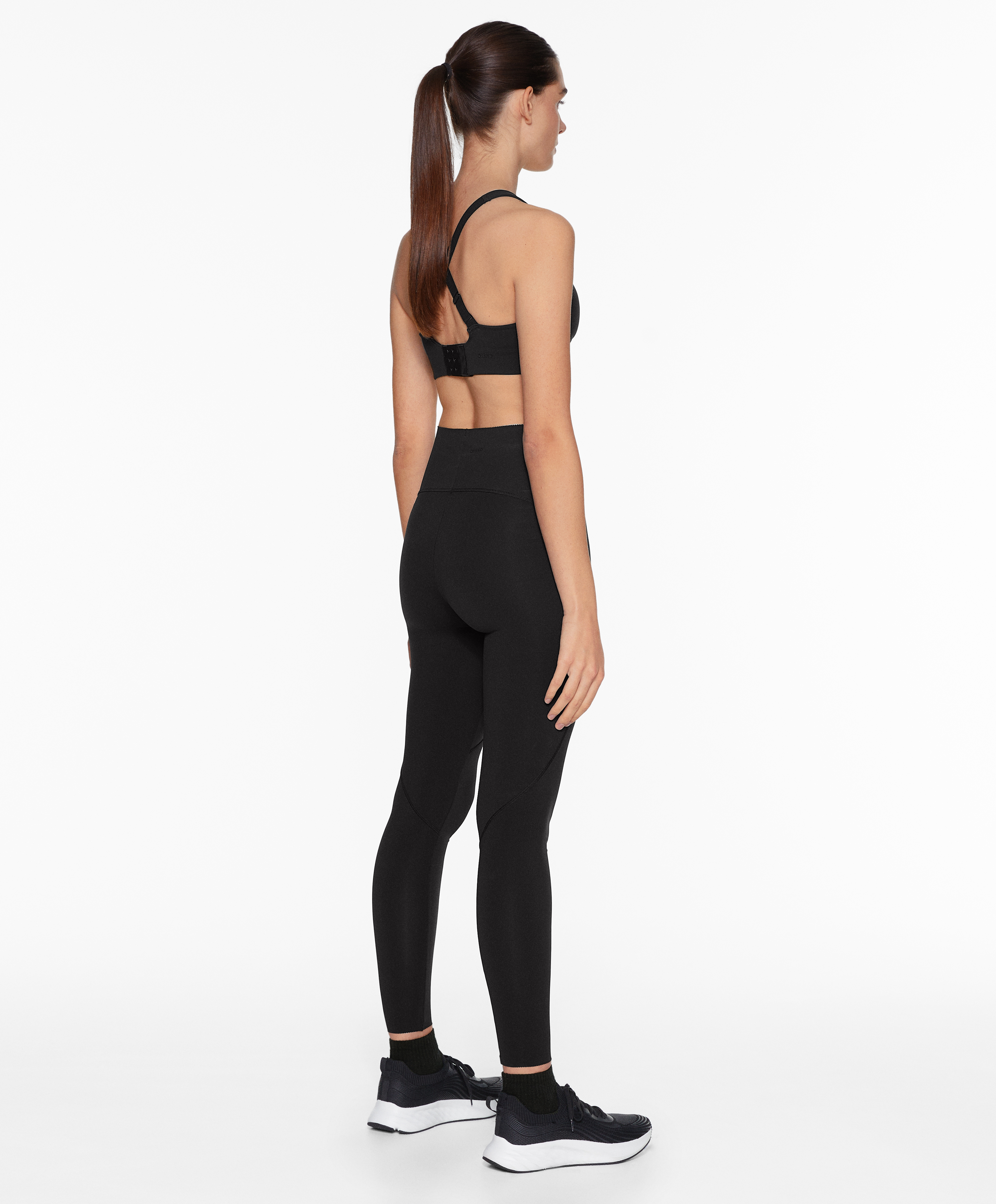 Firm support compressive sports bra