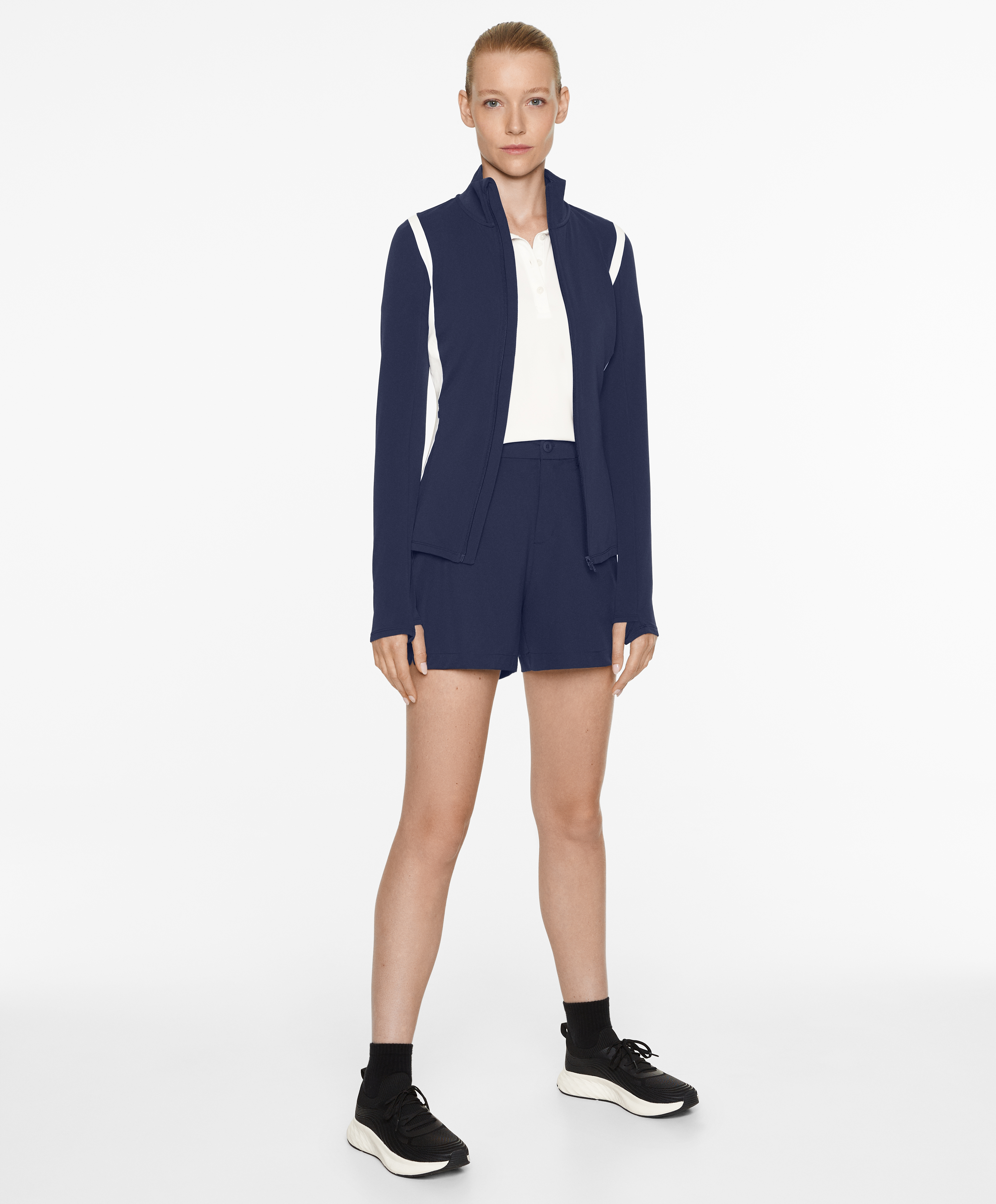 Light and warm technical running jacket