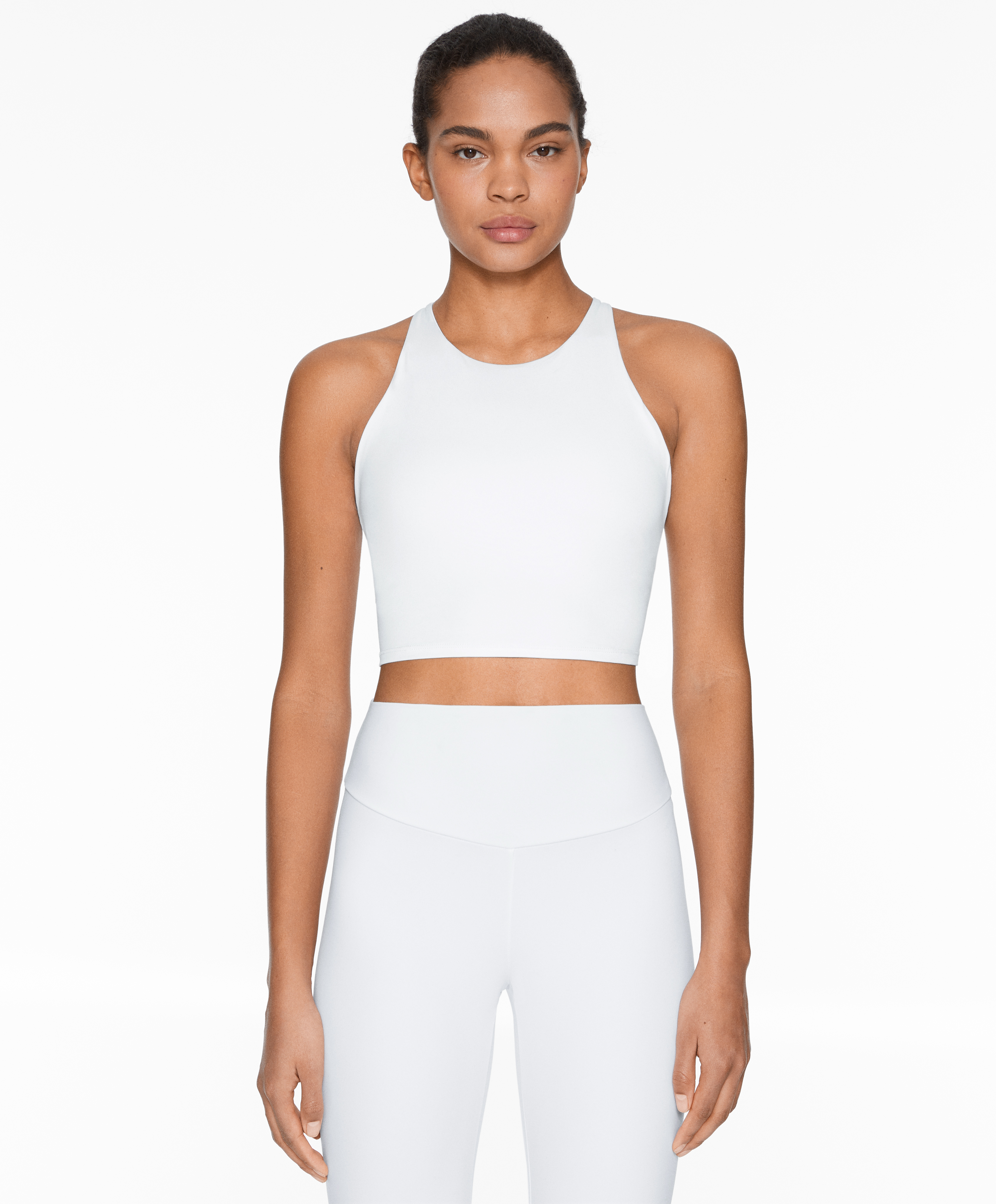 Comfortlux strap tank top with cups