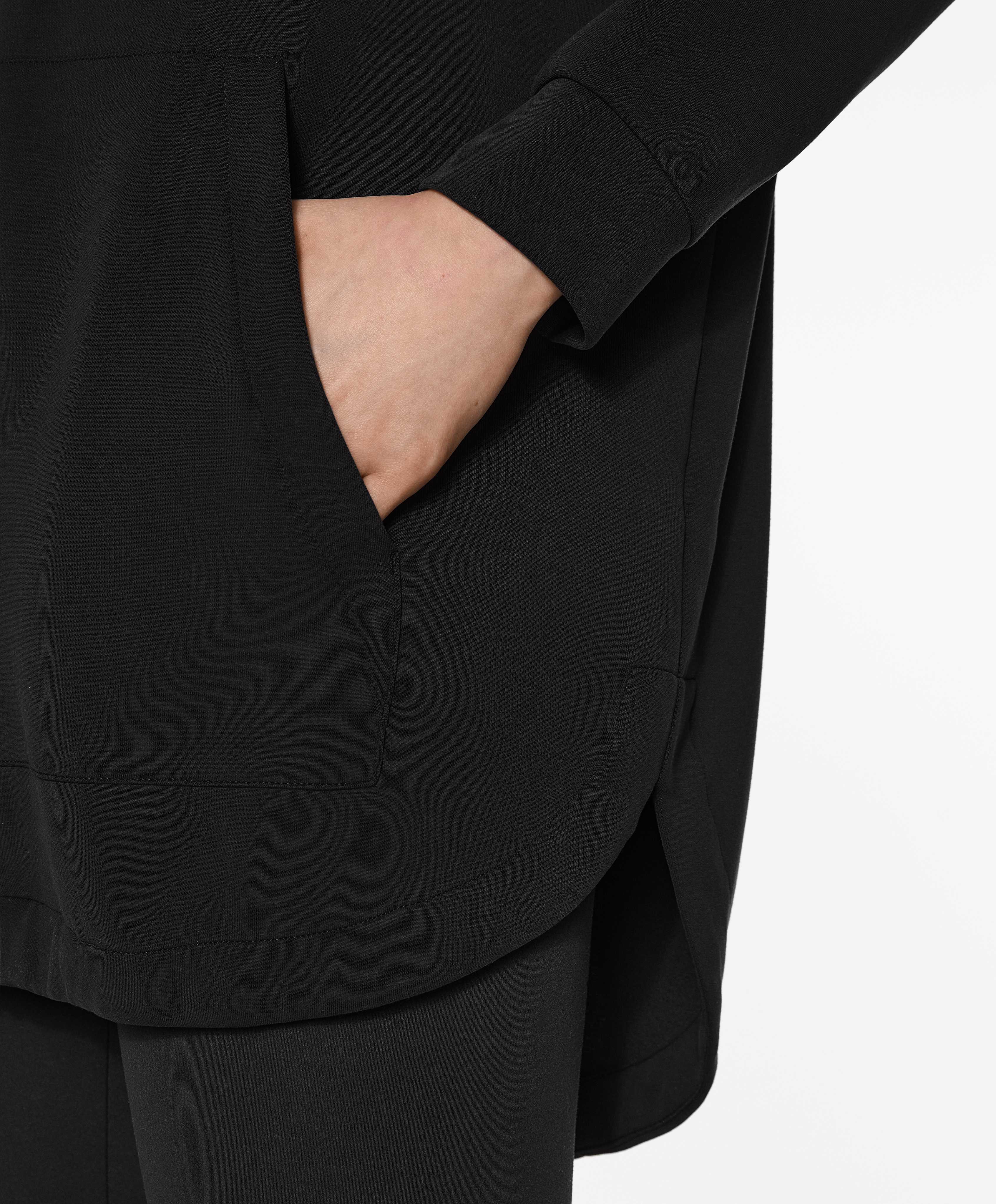 Oversize jacket with modal