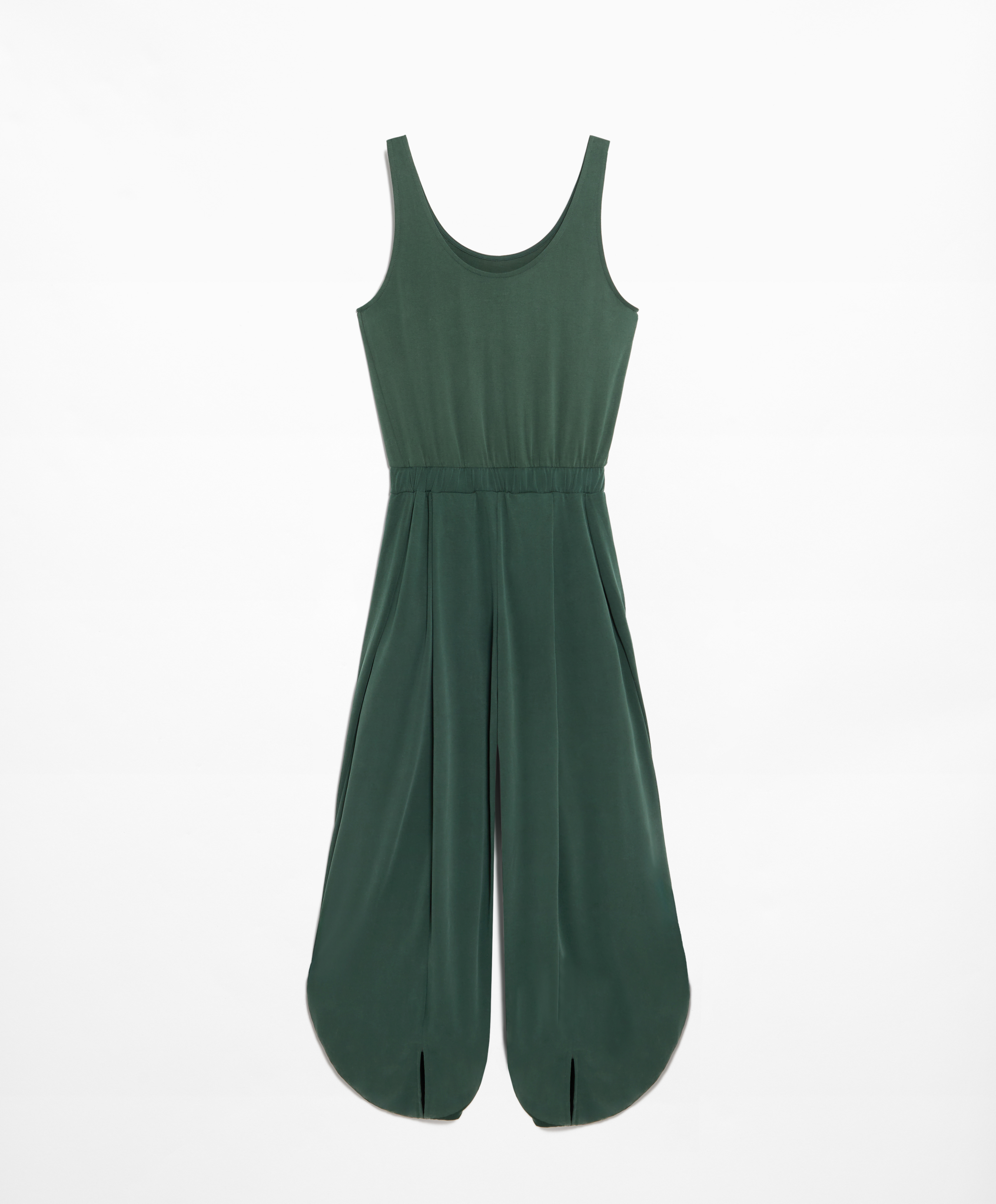 Modal blend long jumpsuit