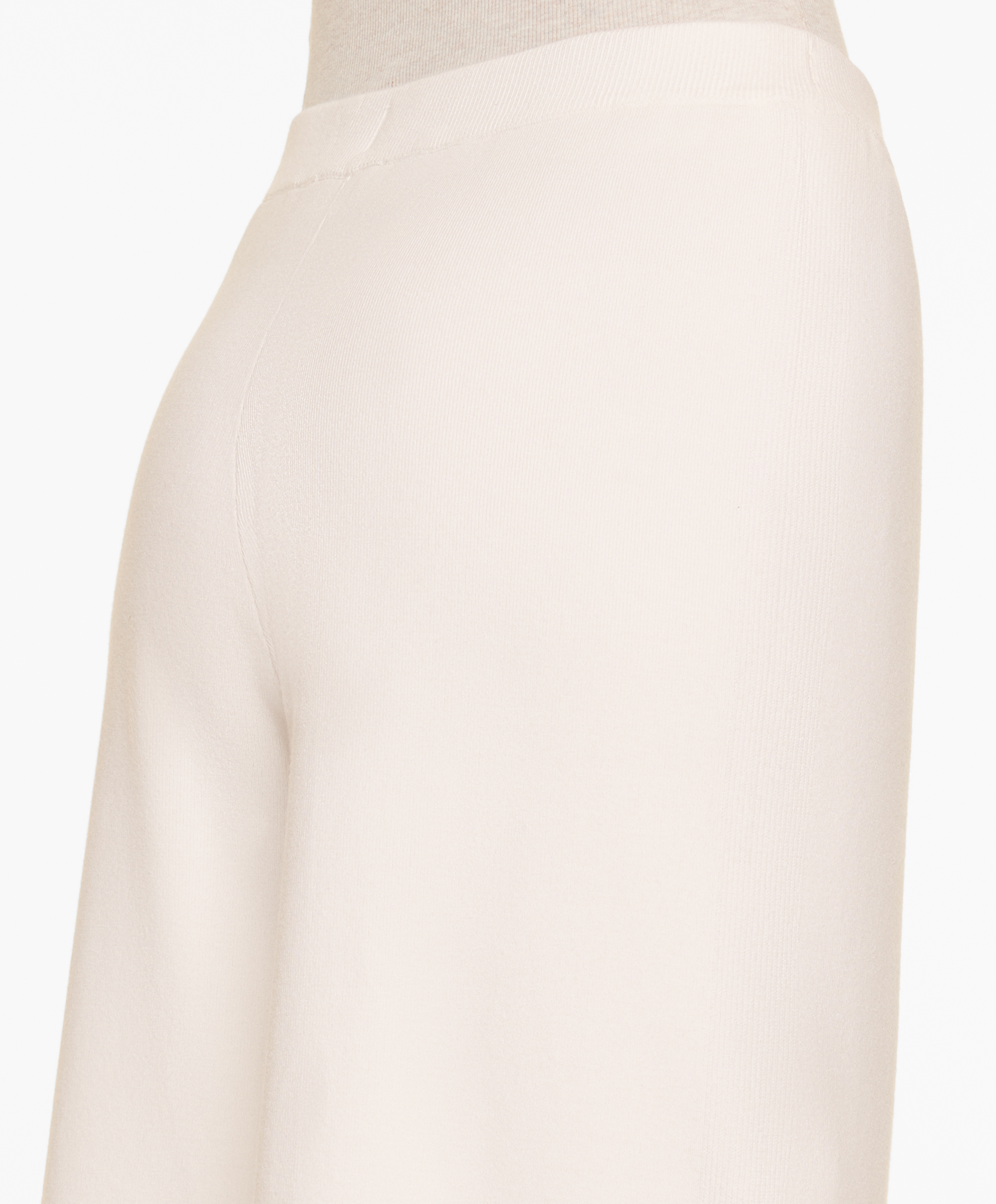 Straight fit knit trousers