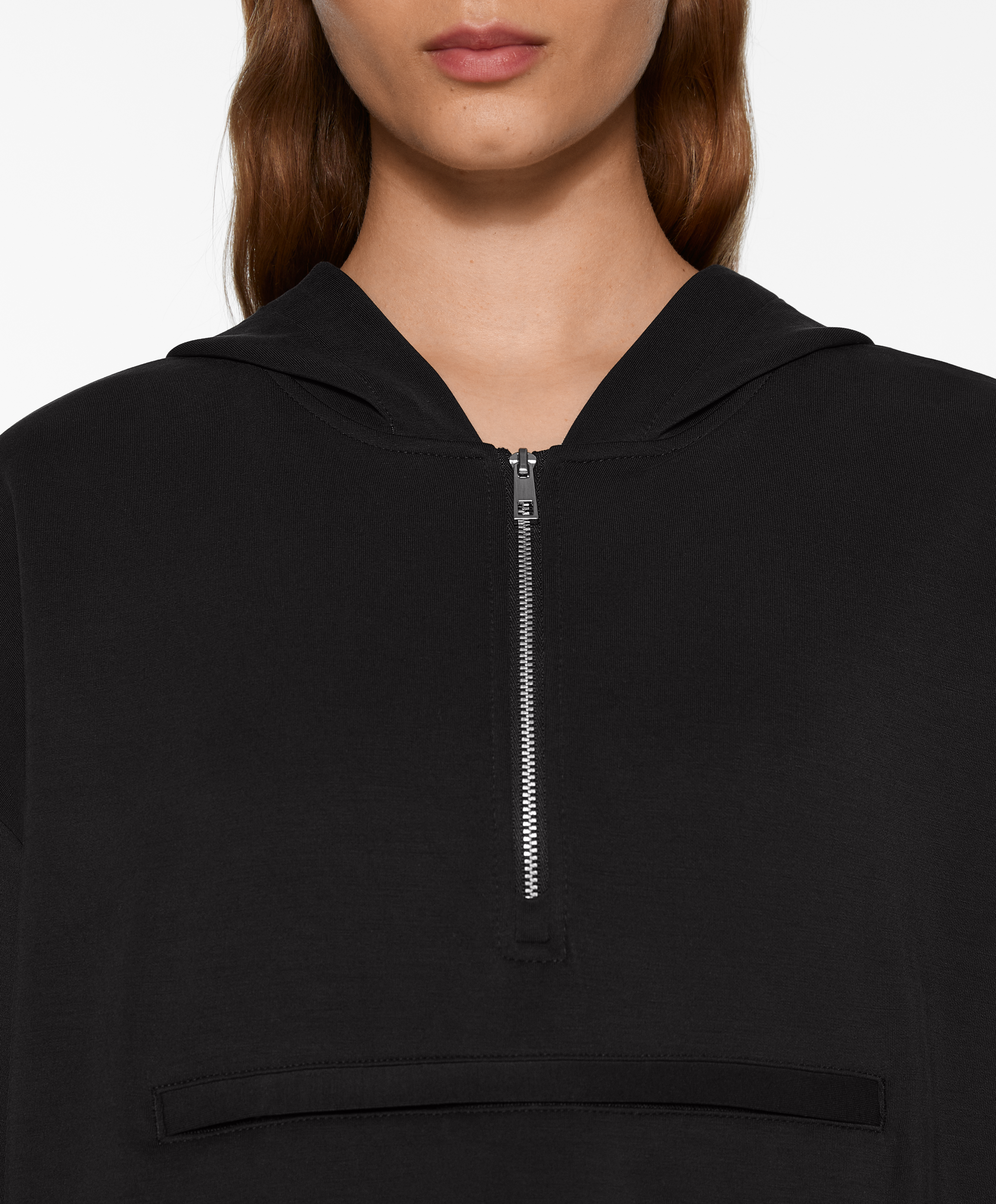 Pocket sweatshirt with modal