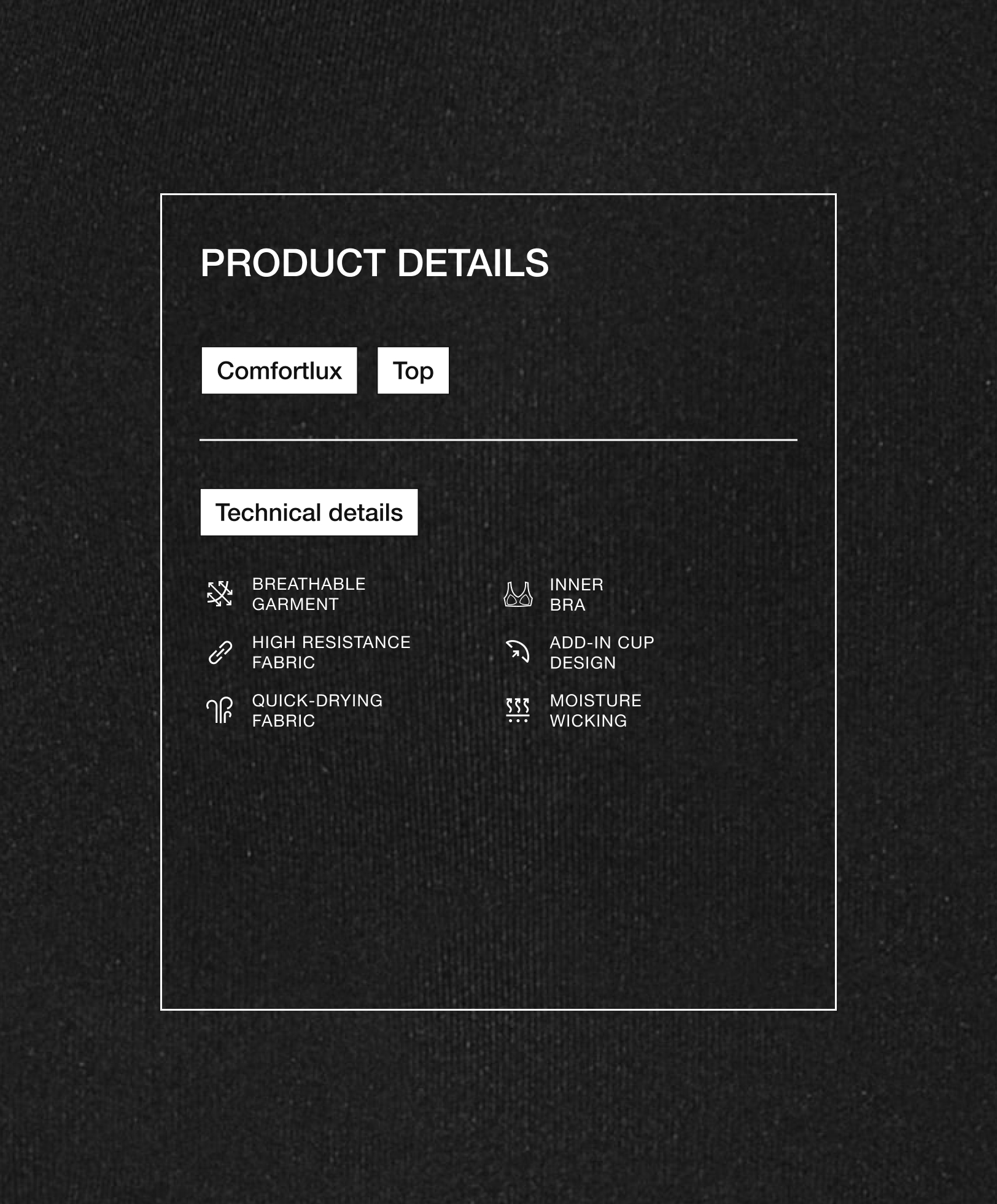 Comfortlux strappy top