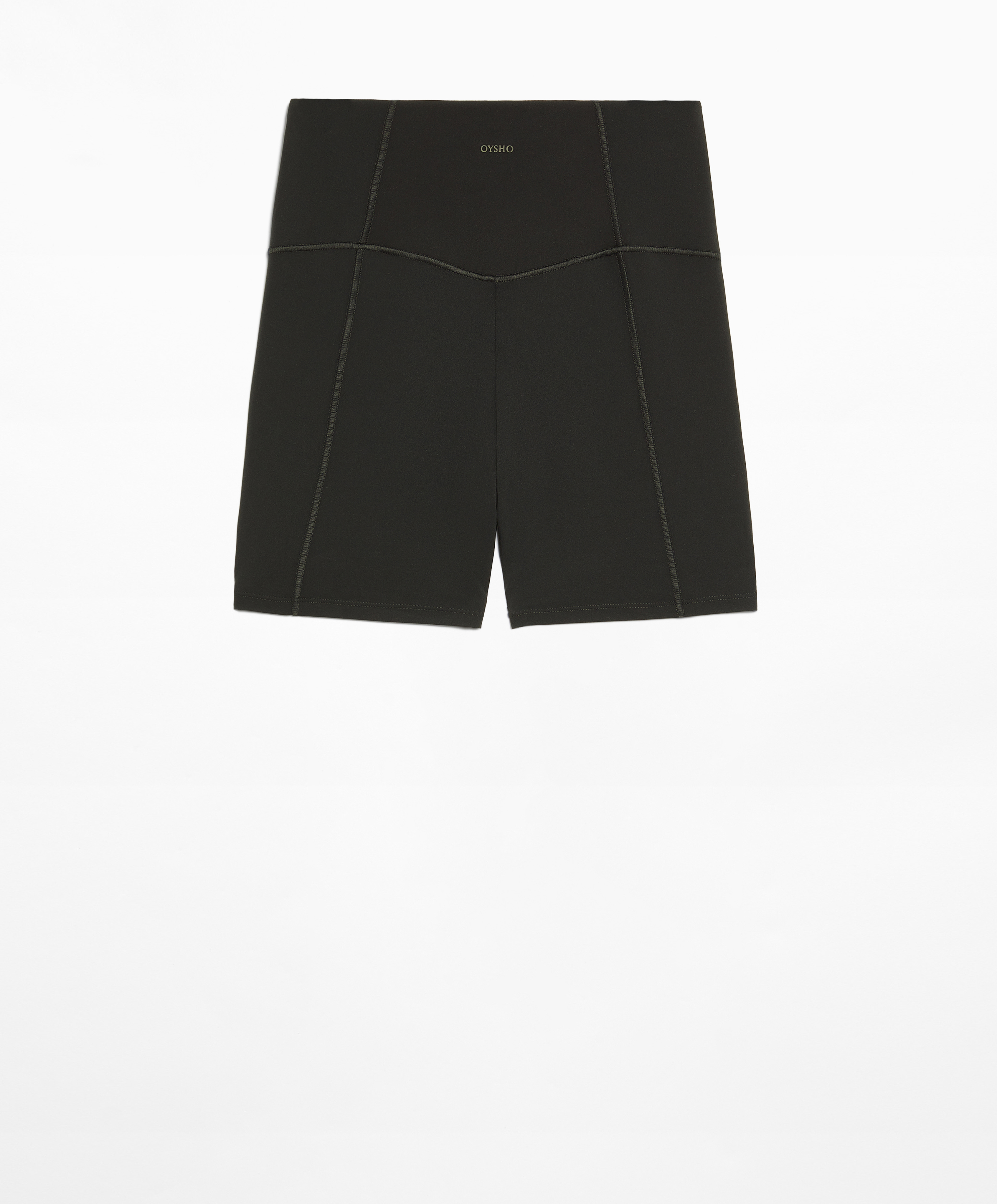 Comfortlux super-high-rise 10cm hot pants with overlocking detail