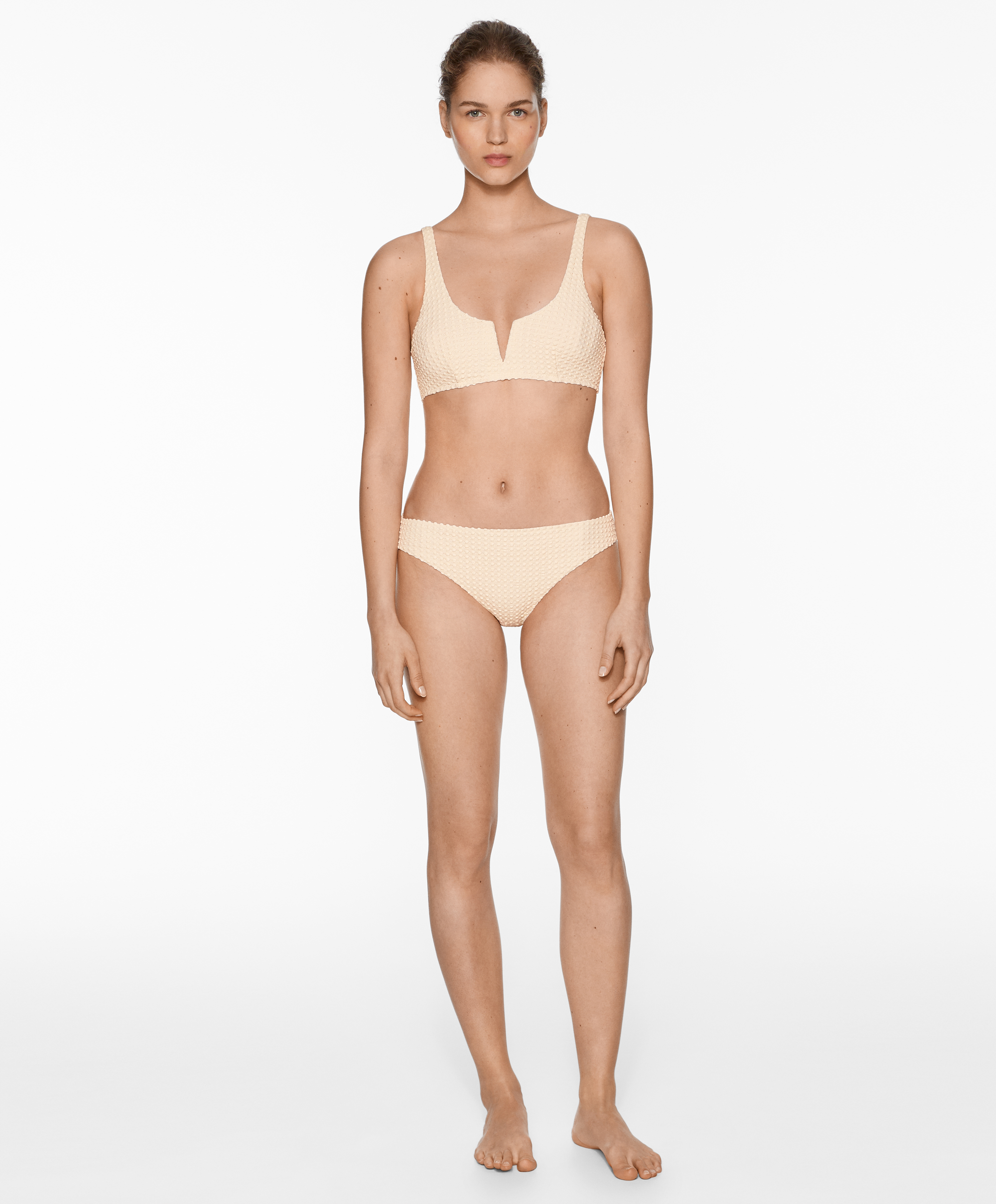 Bubble textured classic bikini briefs