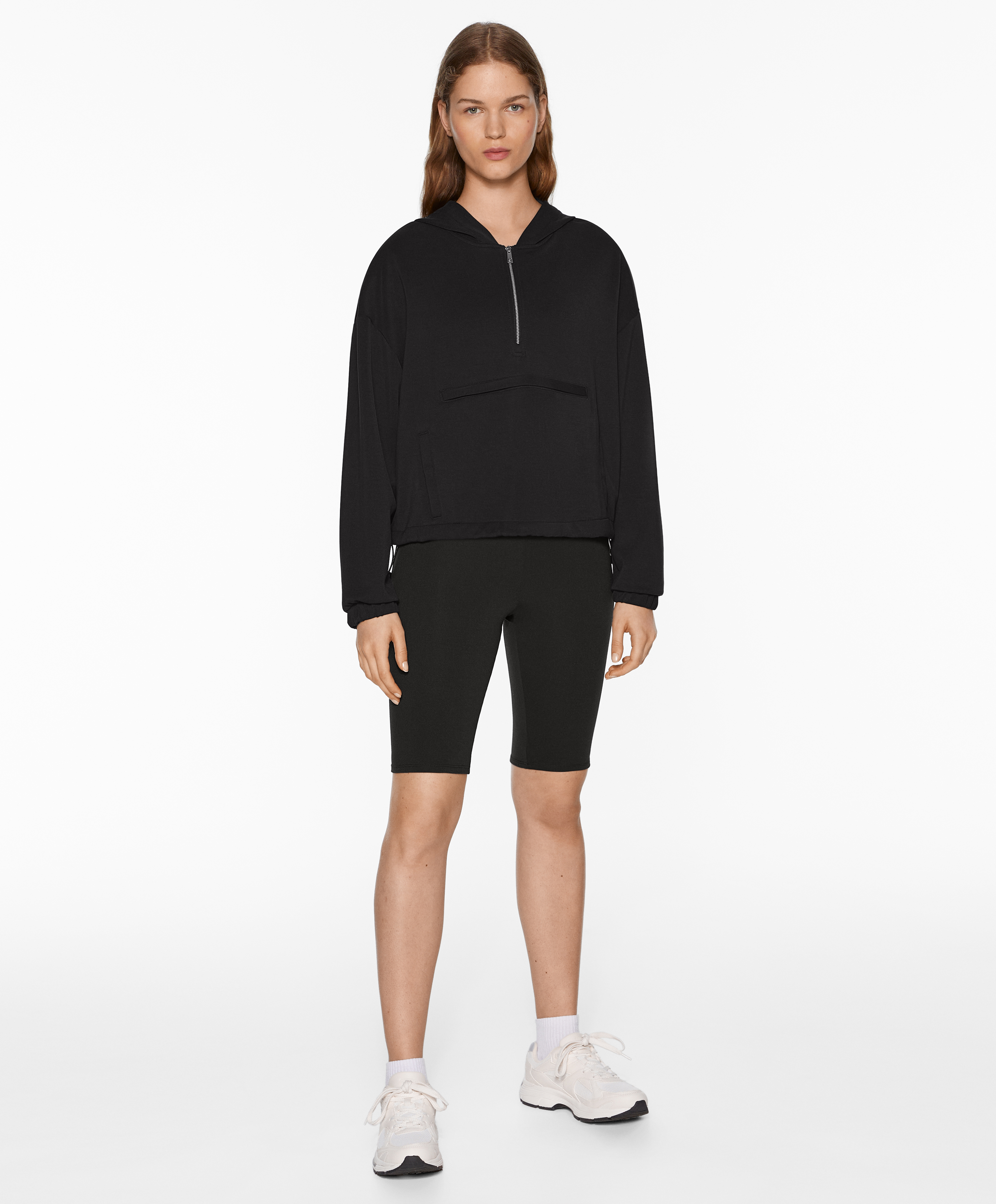 Pocket sweatshirt with modal