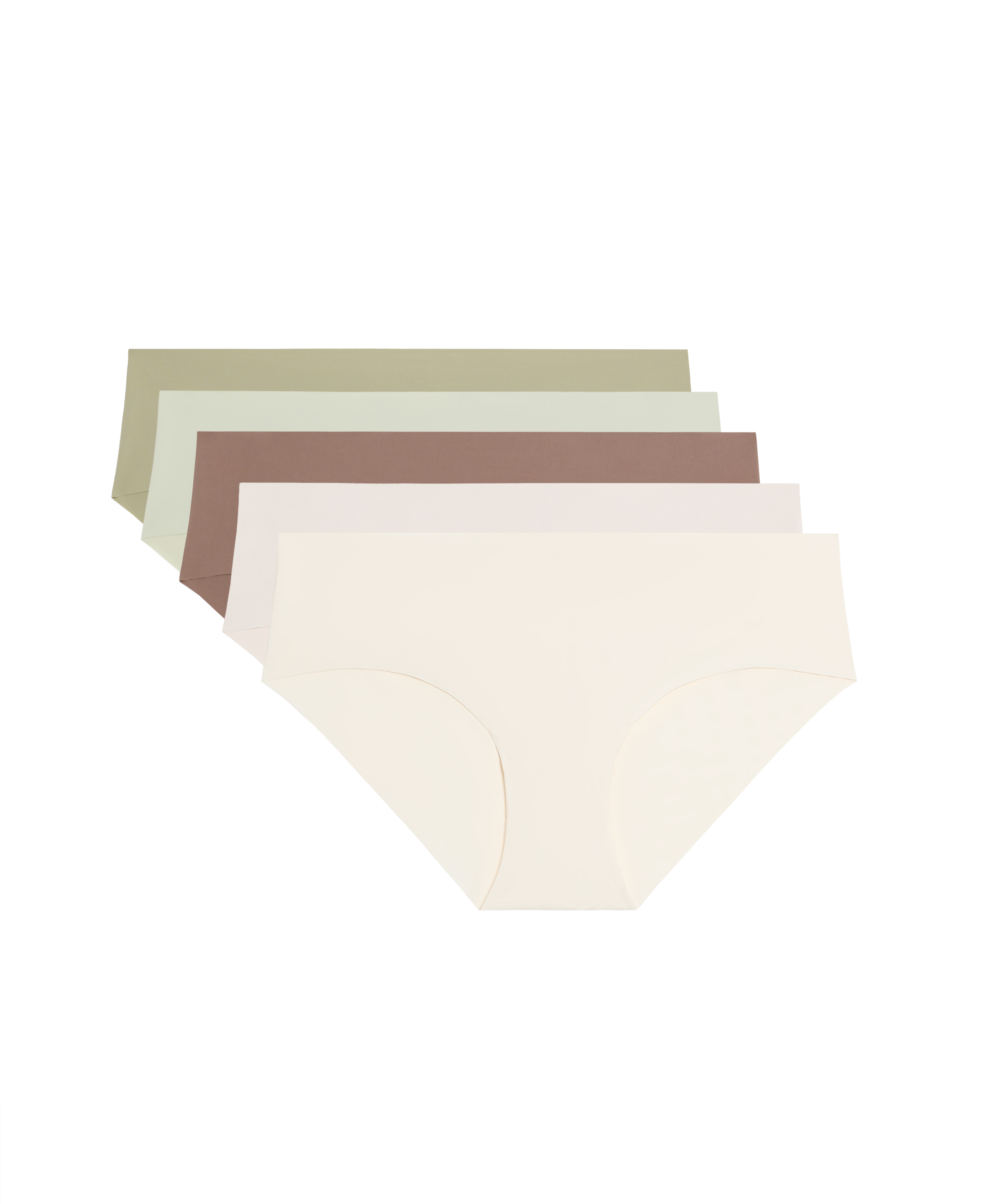 5 laser-cut polyamide blend full classic briefs