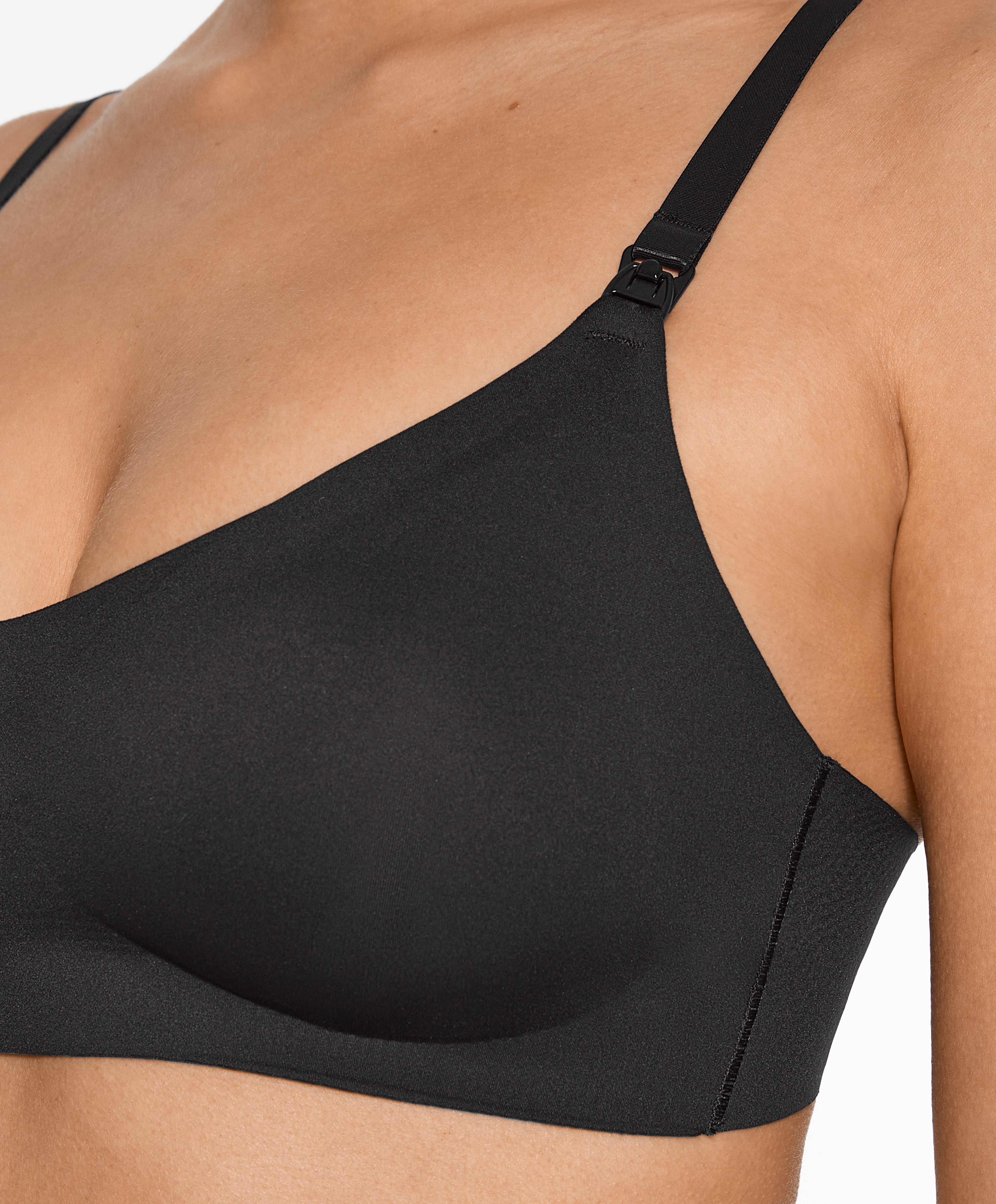 Invisible triangle nursing bra