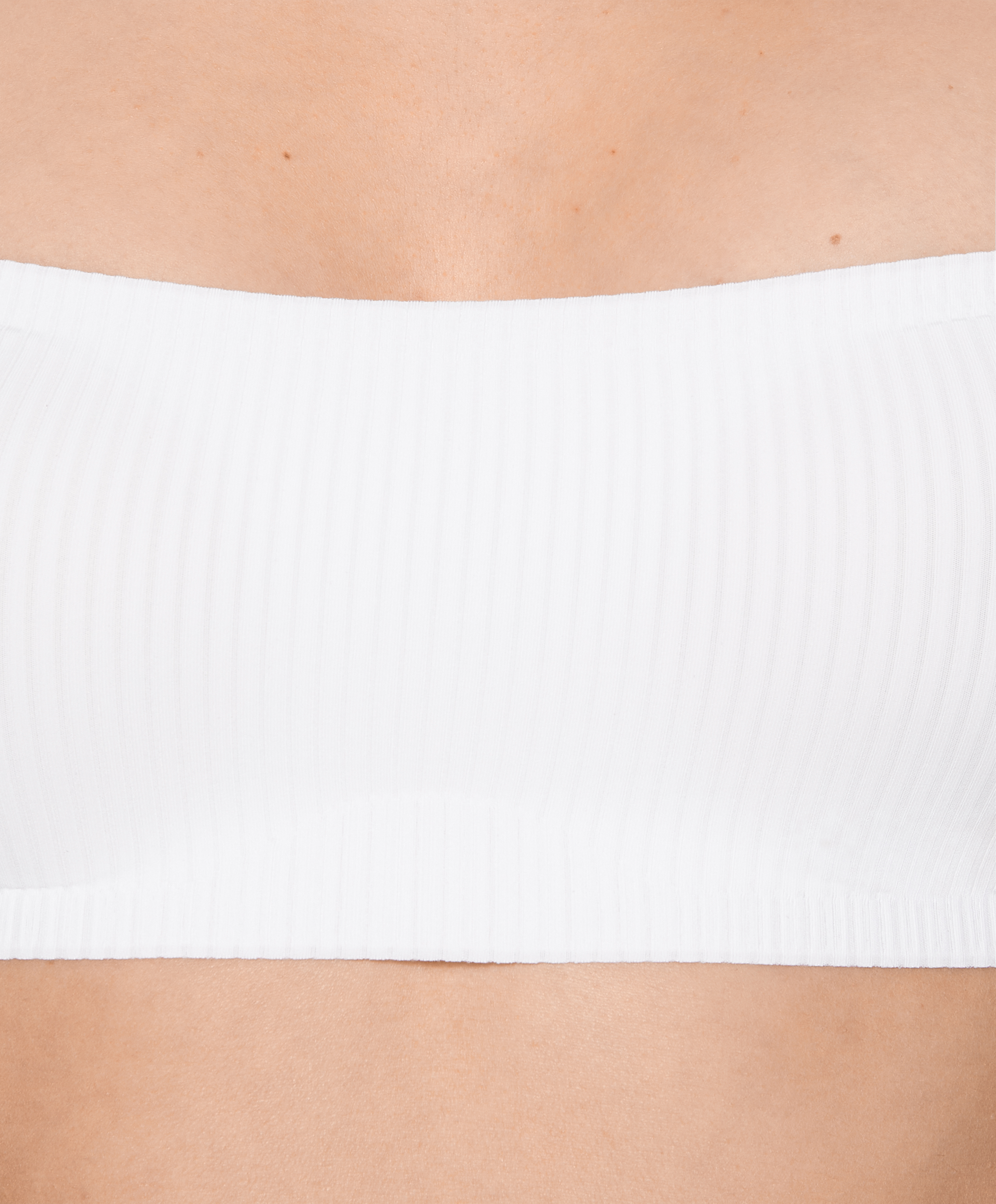 Invisible micro rib bra top