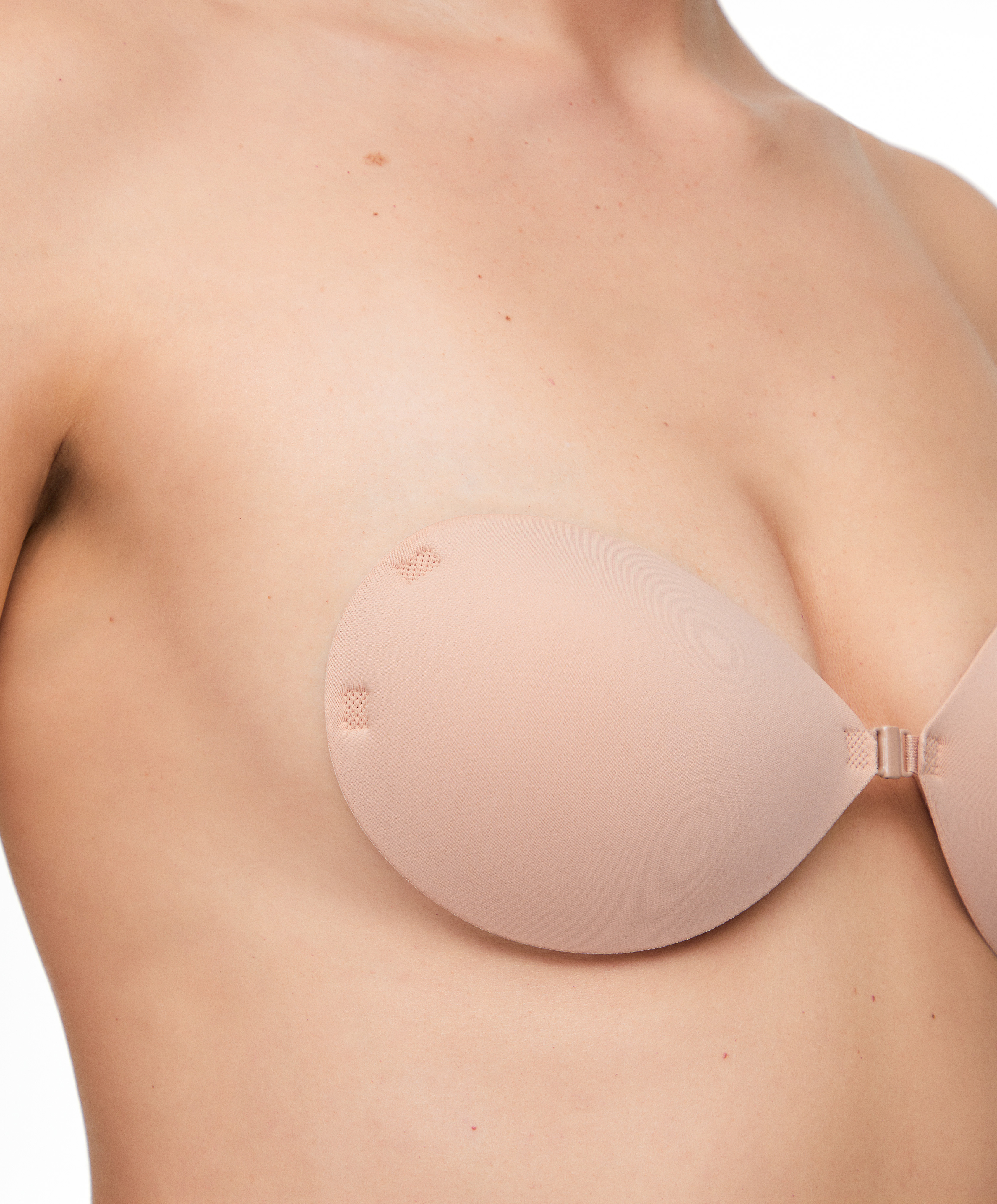 Adhesive fabric cups