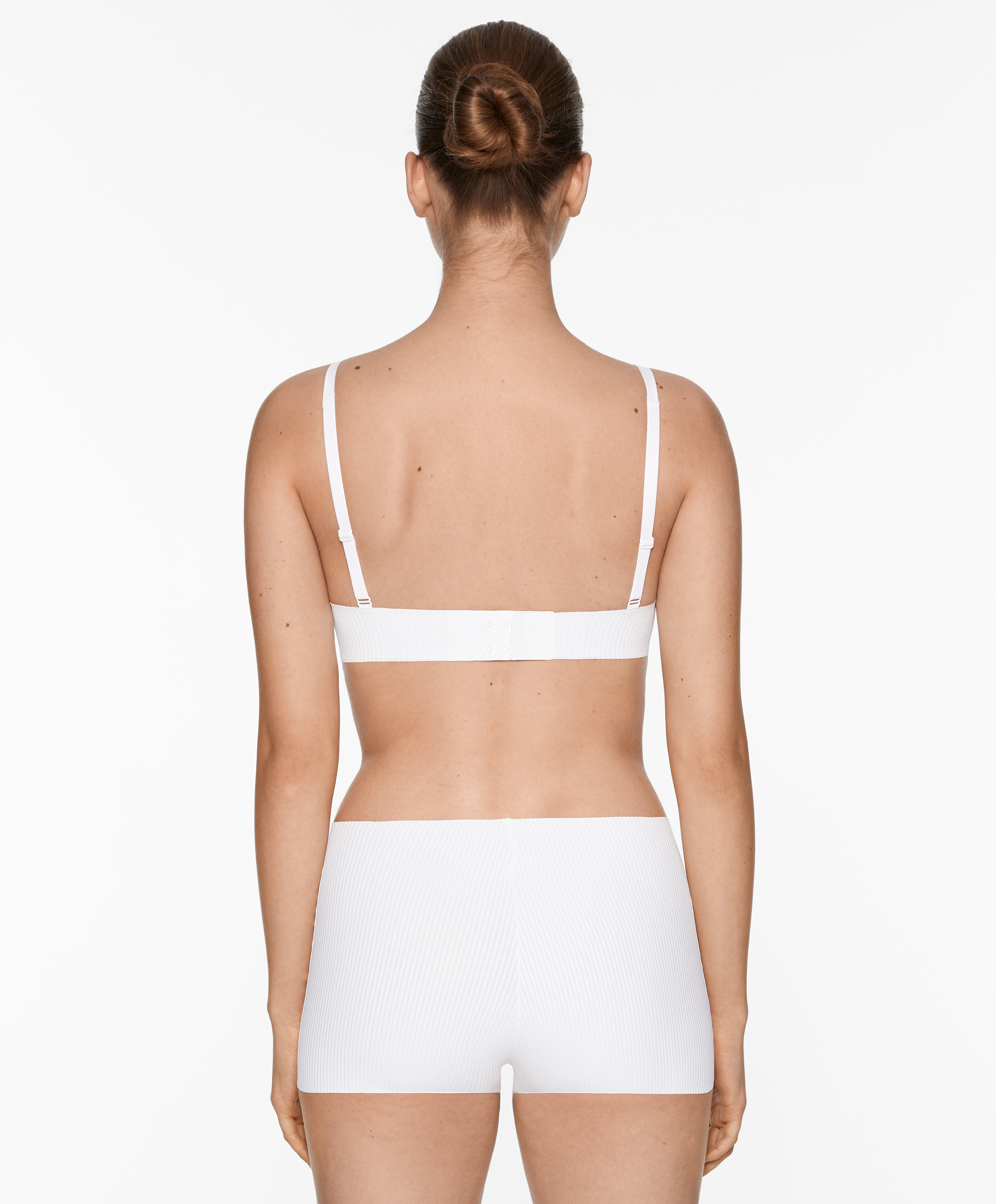 Invisible micro rib hot pants