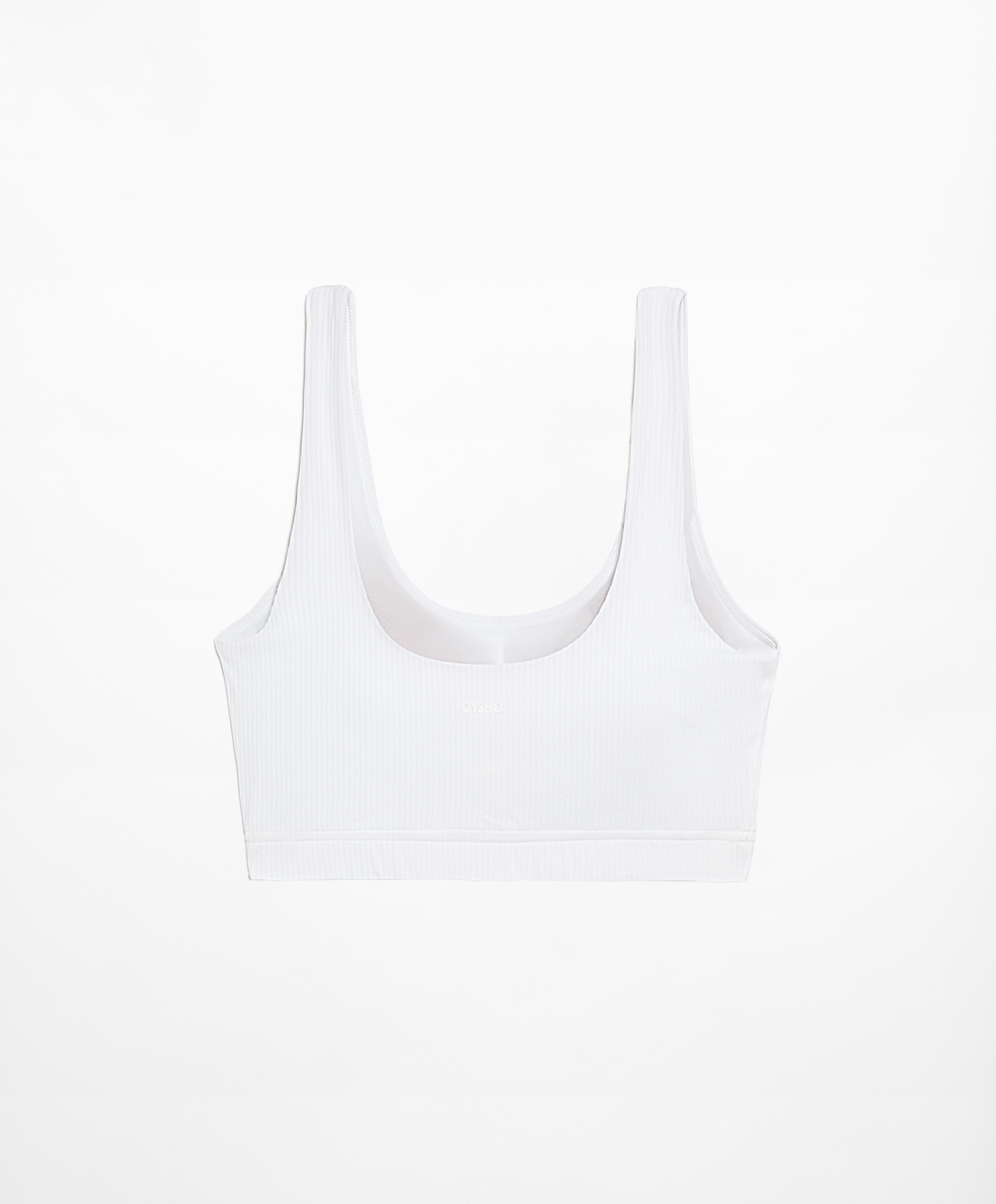 Medium-support comfortlux rib sports bra with cups