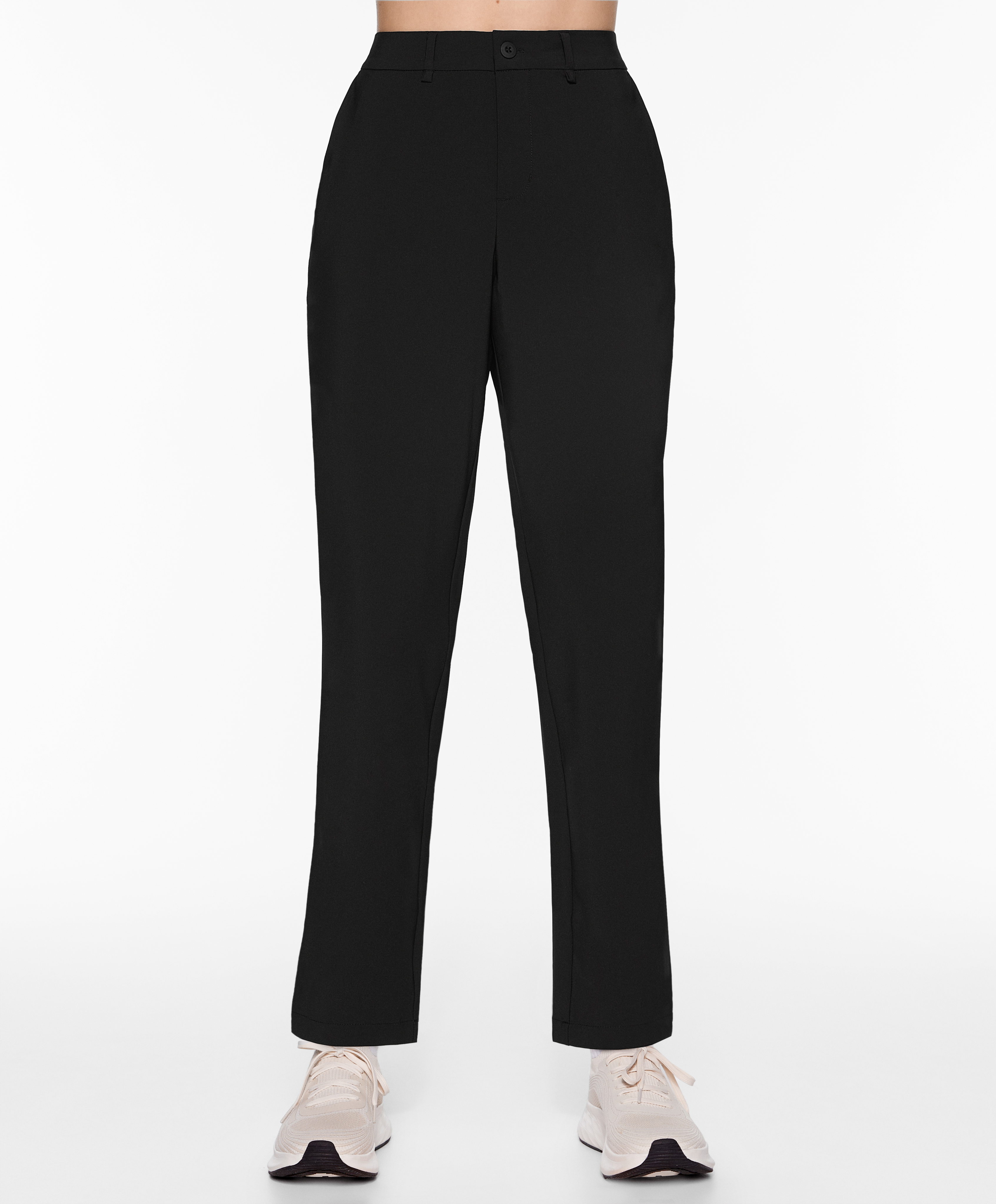 Straight-leg technical trousers