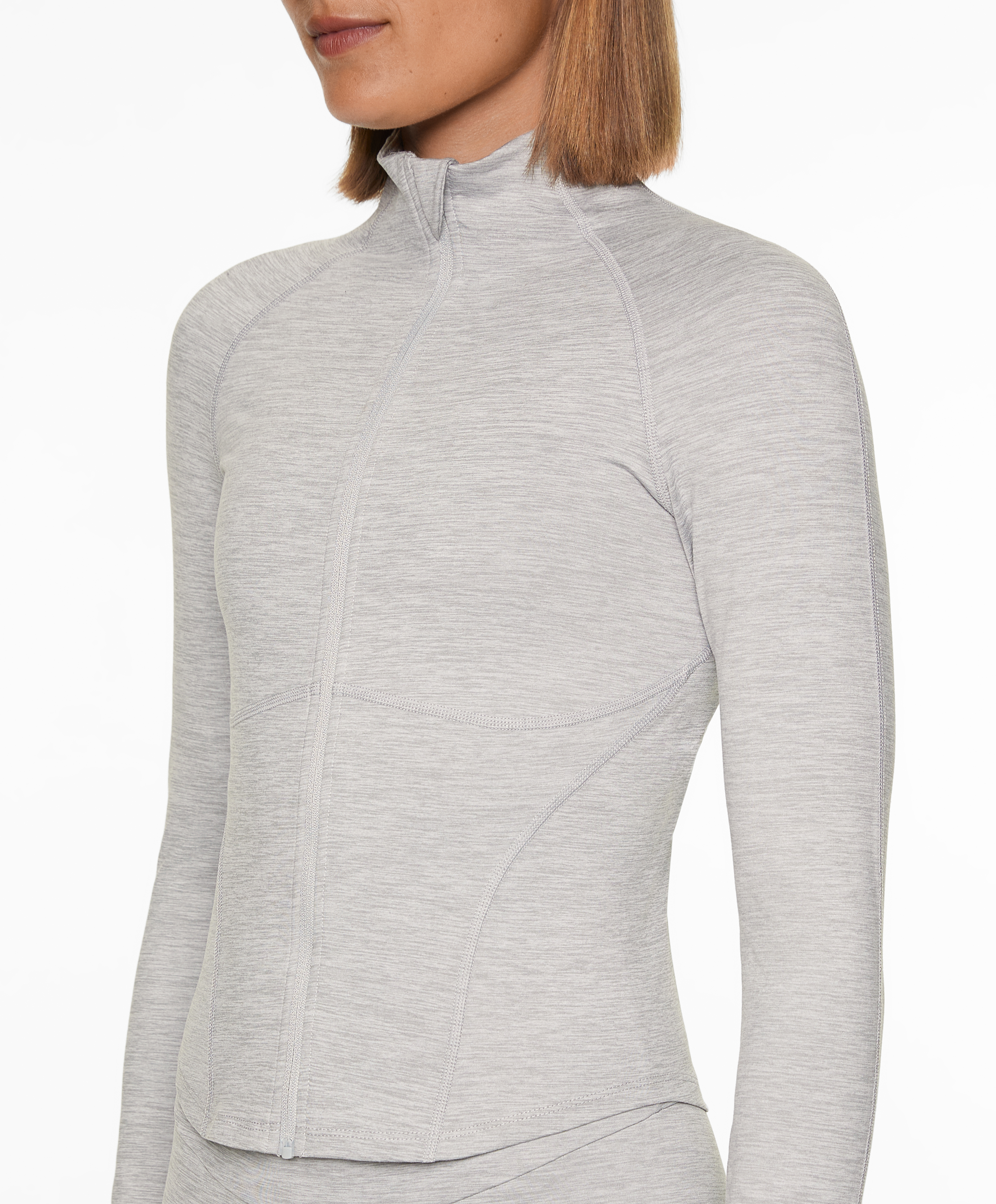 Light and warm short technical jacket