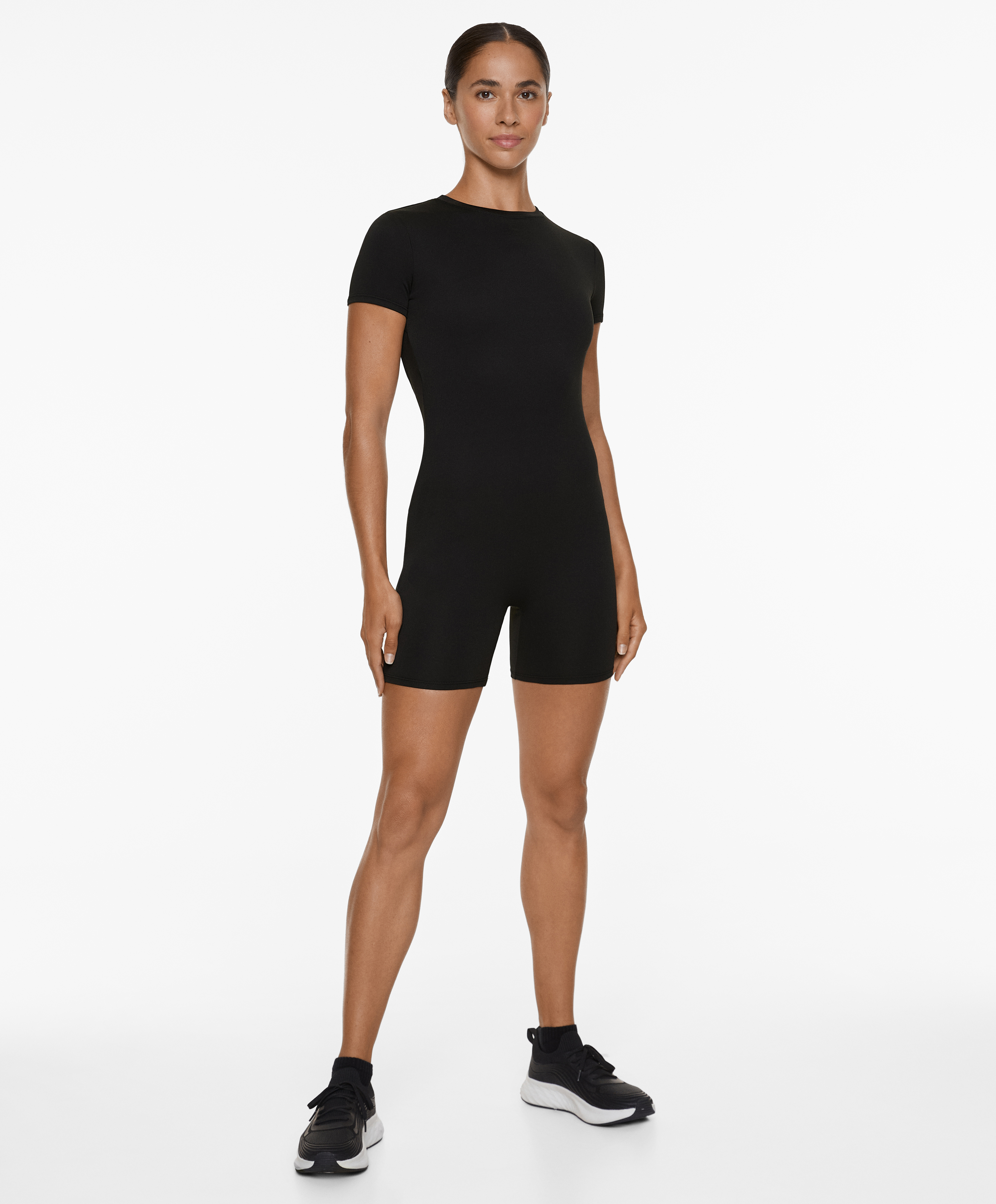 Open-back Comfortlux short jumpsuit