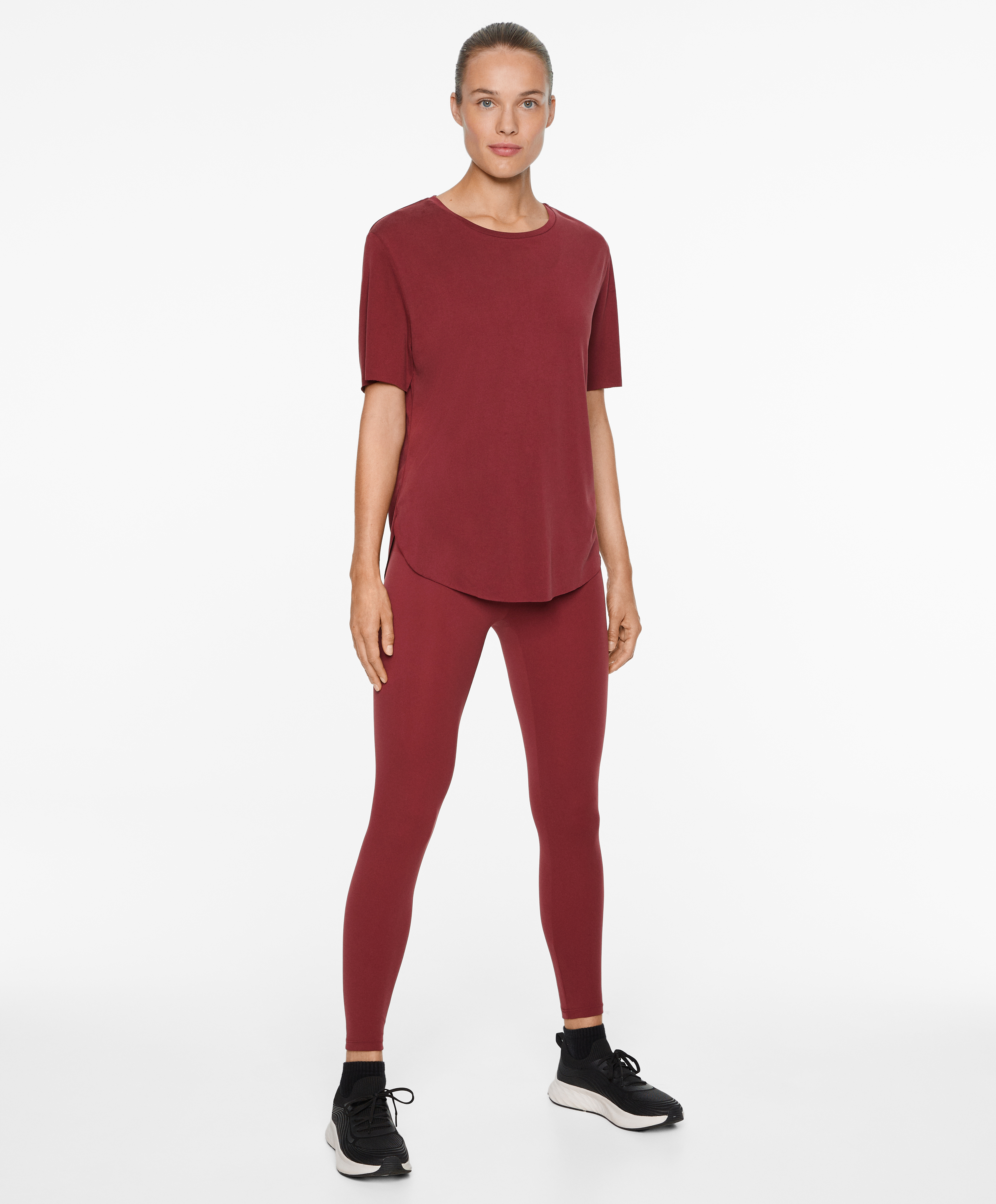 Modal blend short-sleeved T-shirt