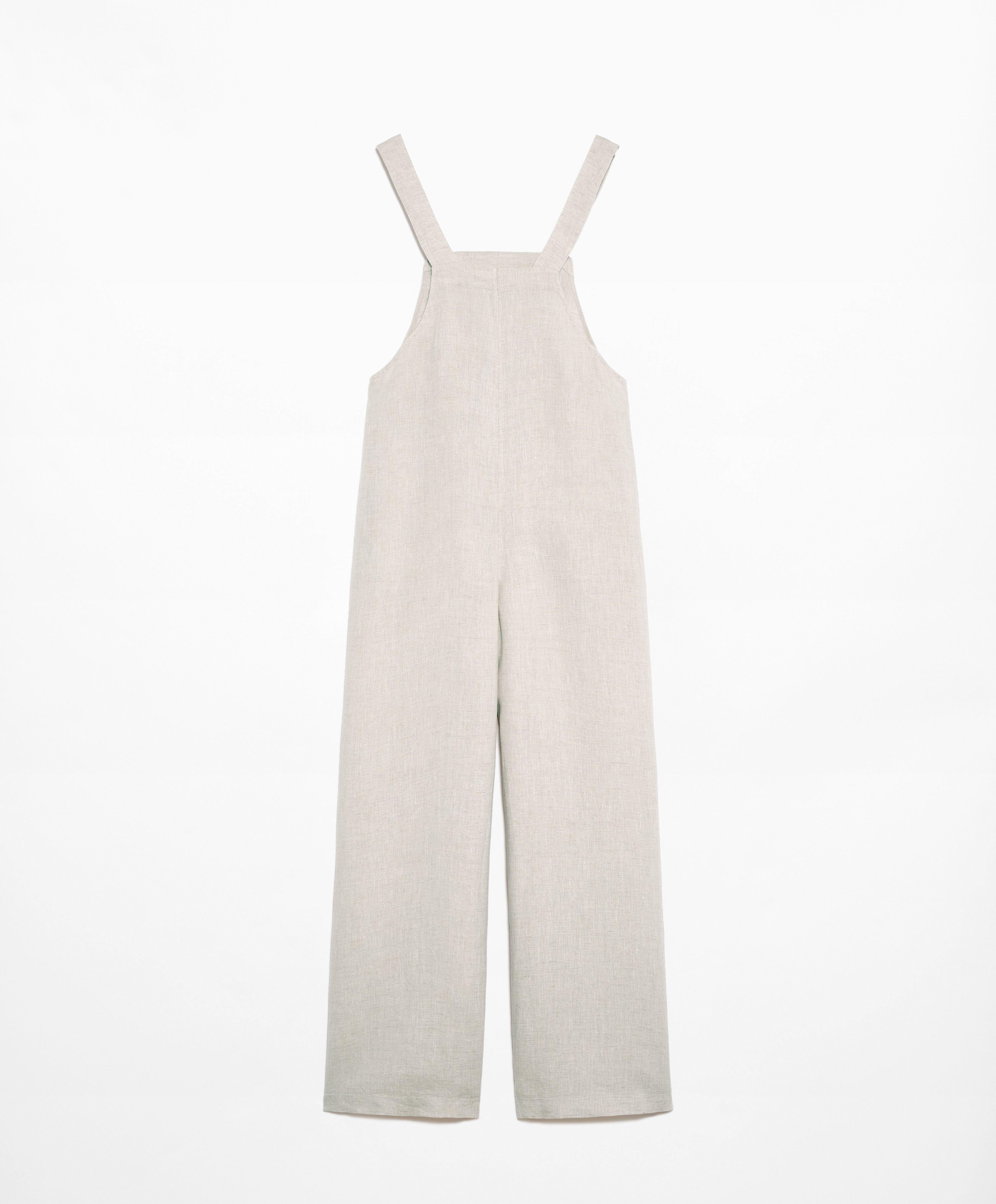 100% linen strappy jumpsuit