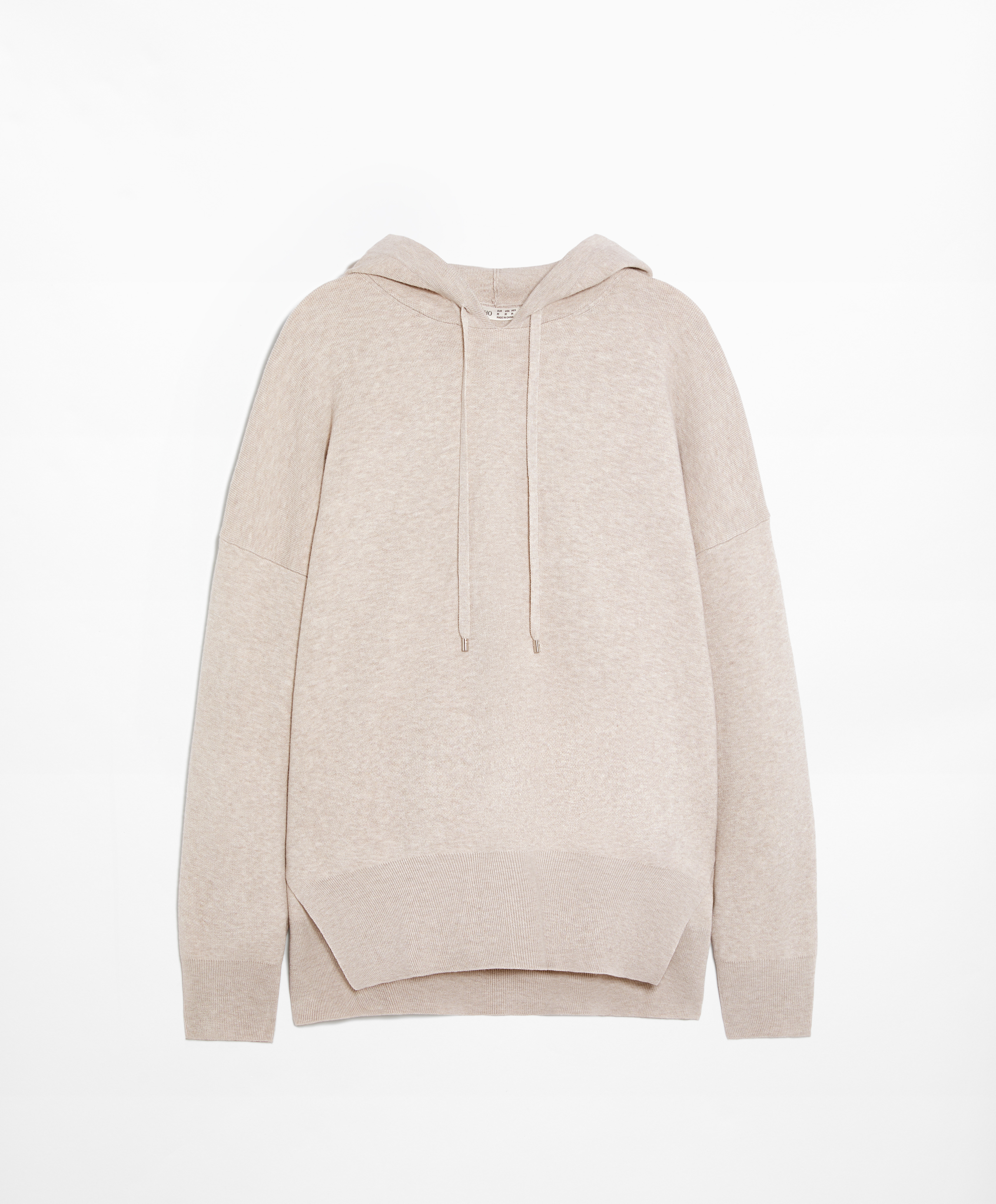 Knit hoodie