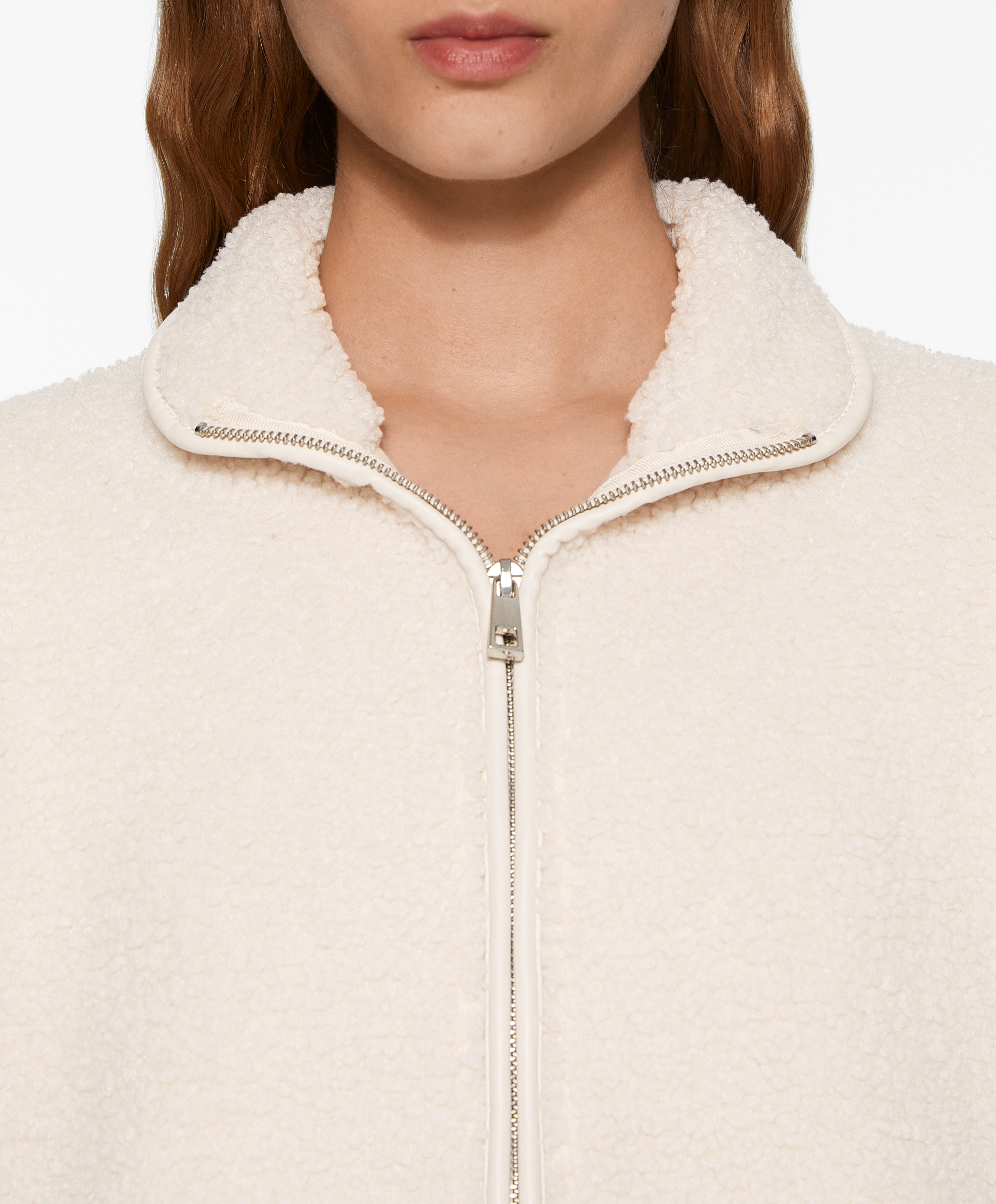 Faux-shearling jacket