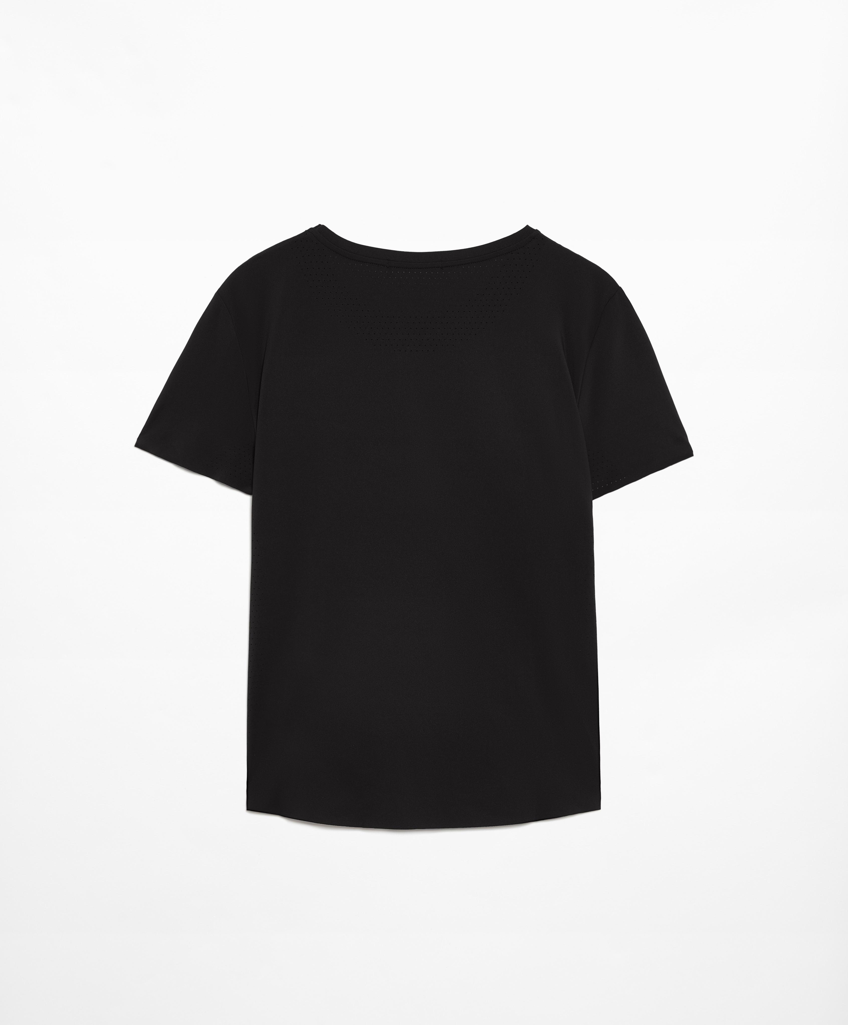 Fitted short-sleeved technical T-shirt