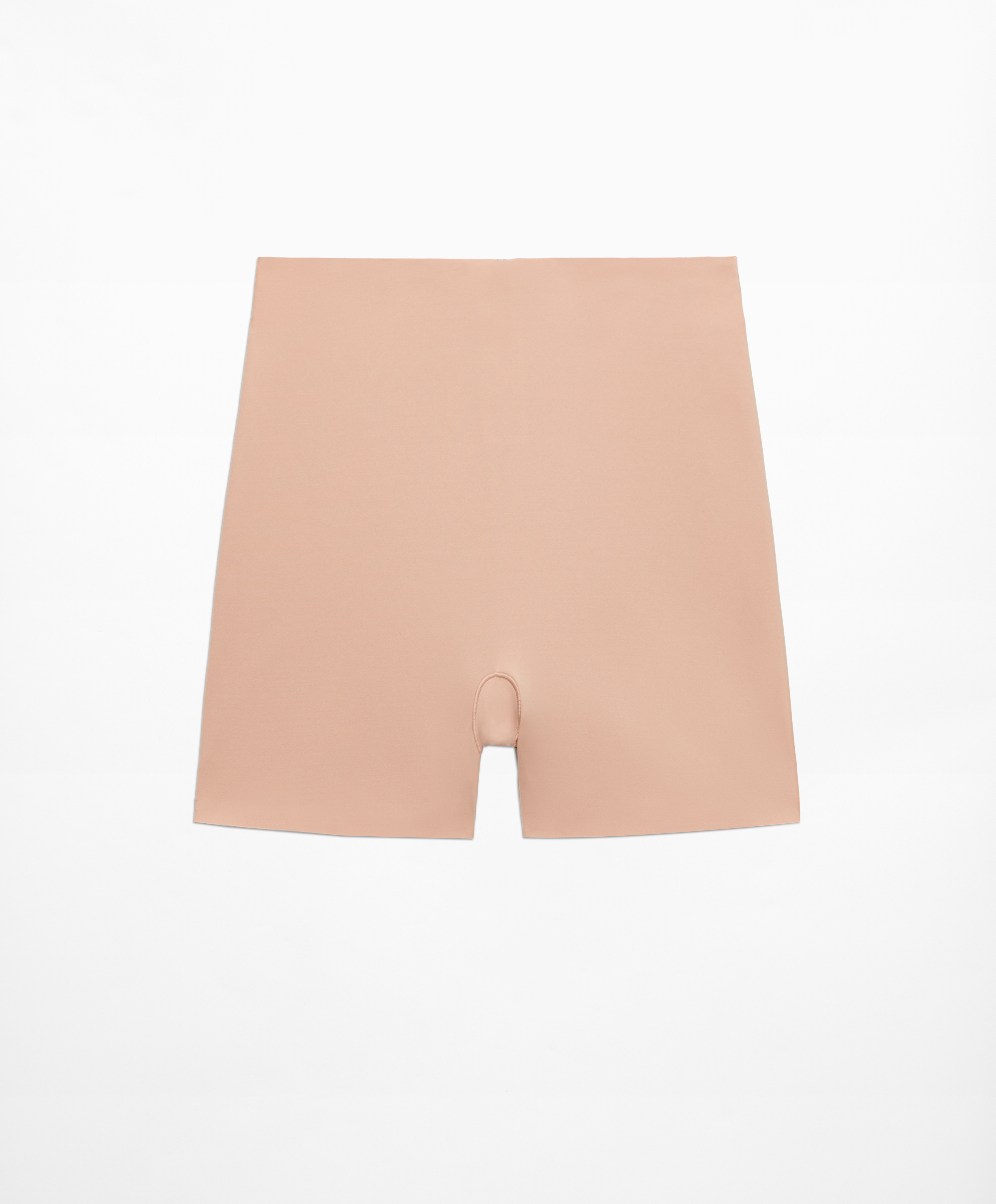 High-waisted invisible laser-cut hot pants