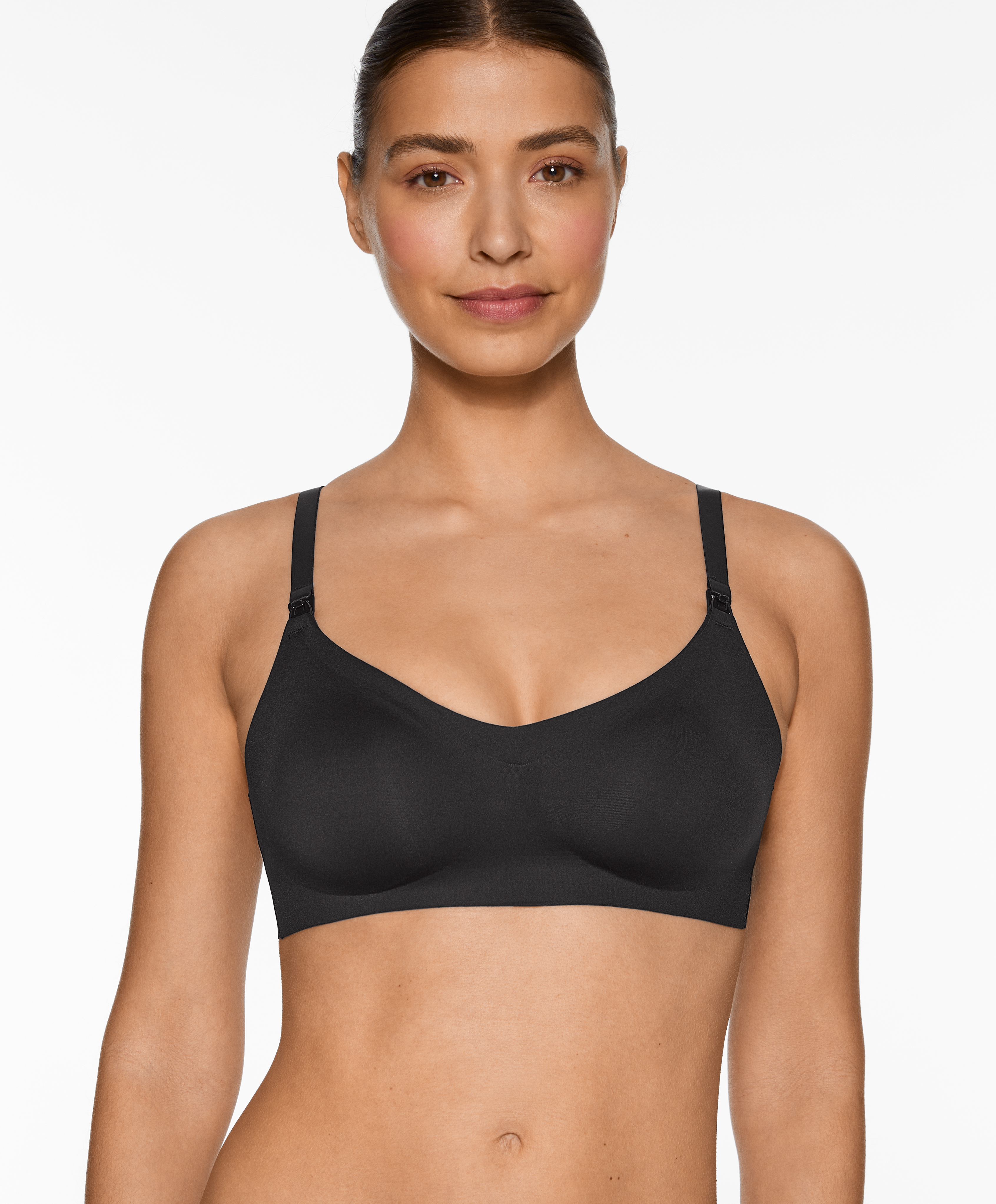 Invisible triangle nursing bra