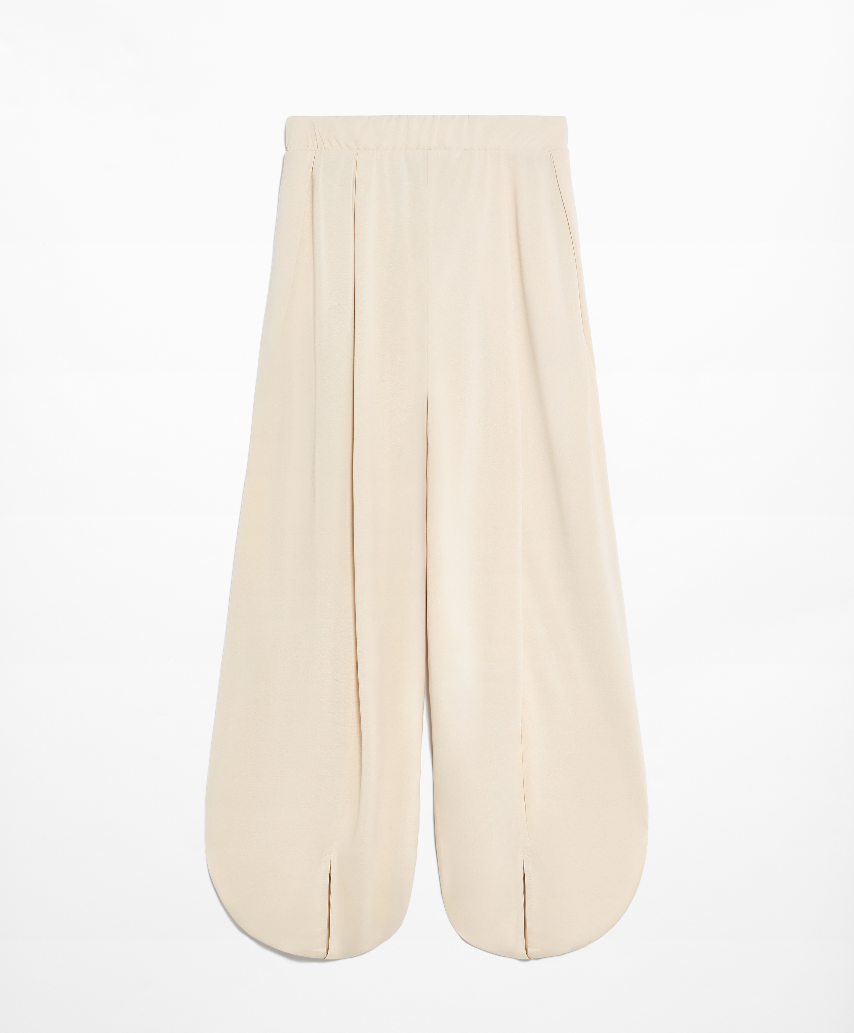 Modal blend wide-leg trousers