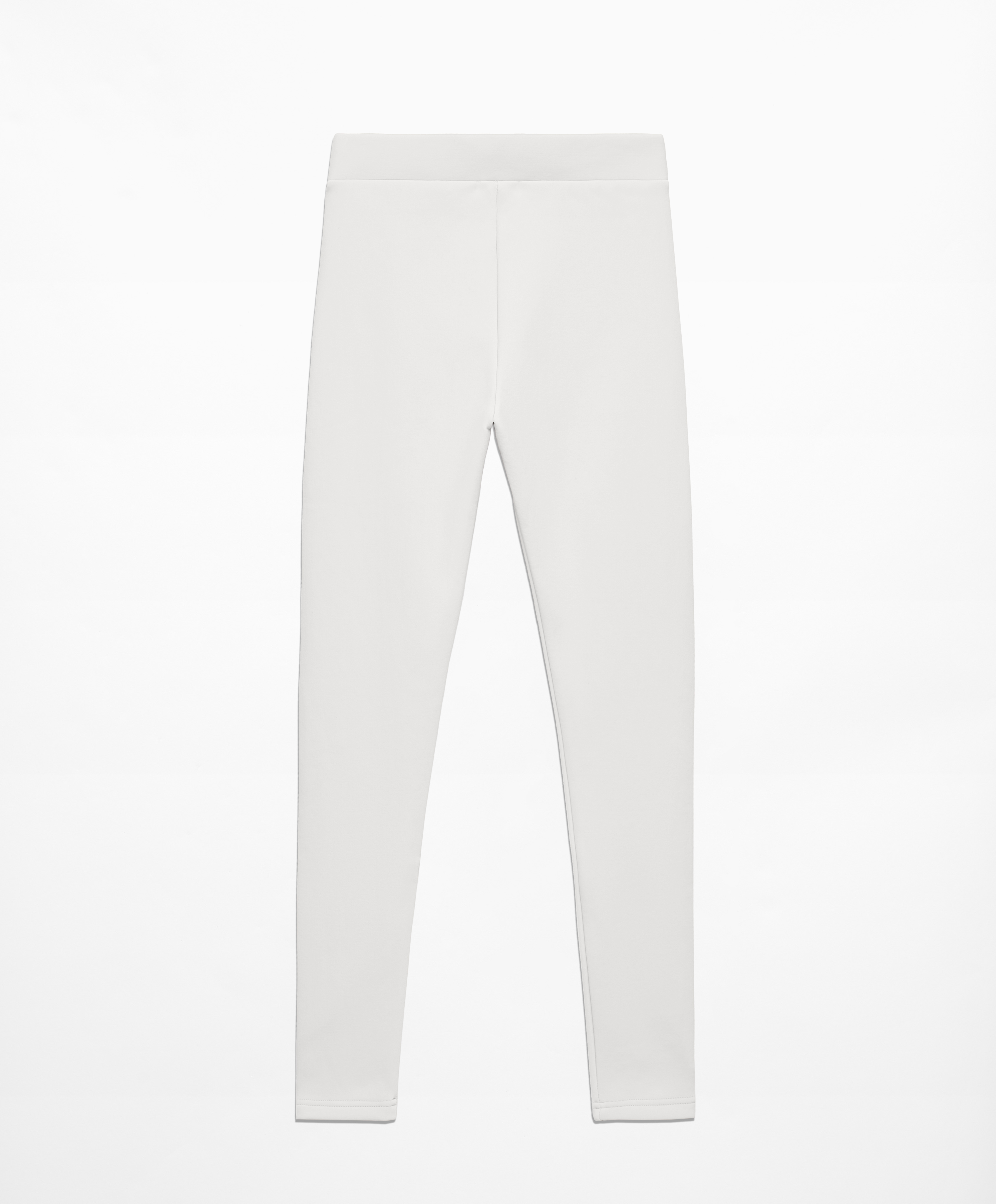 Super-extra-warm seamless 65cm ankle-length leggings