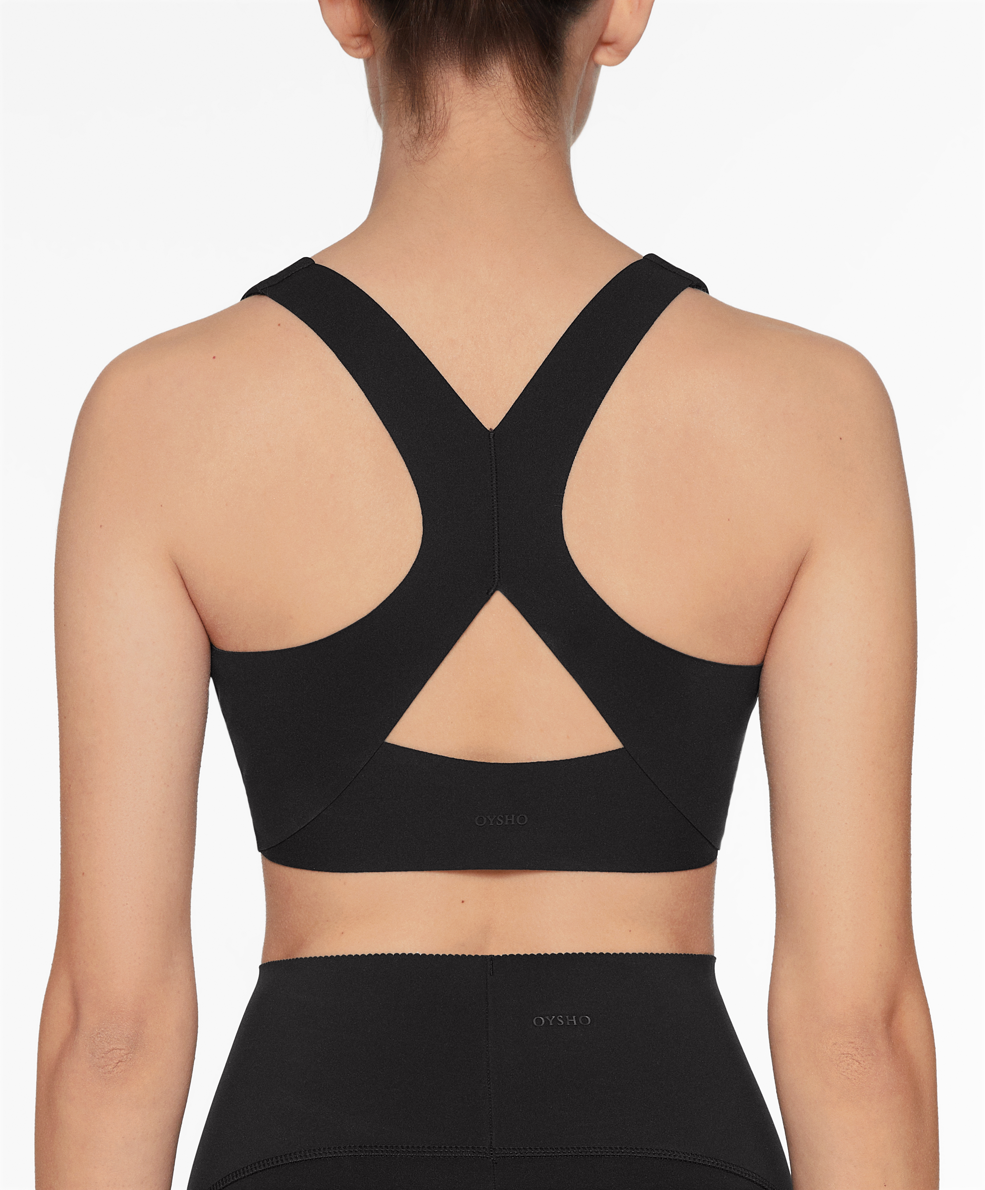 Medium-support compressive bra