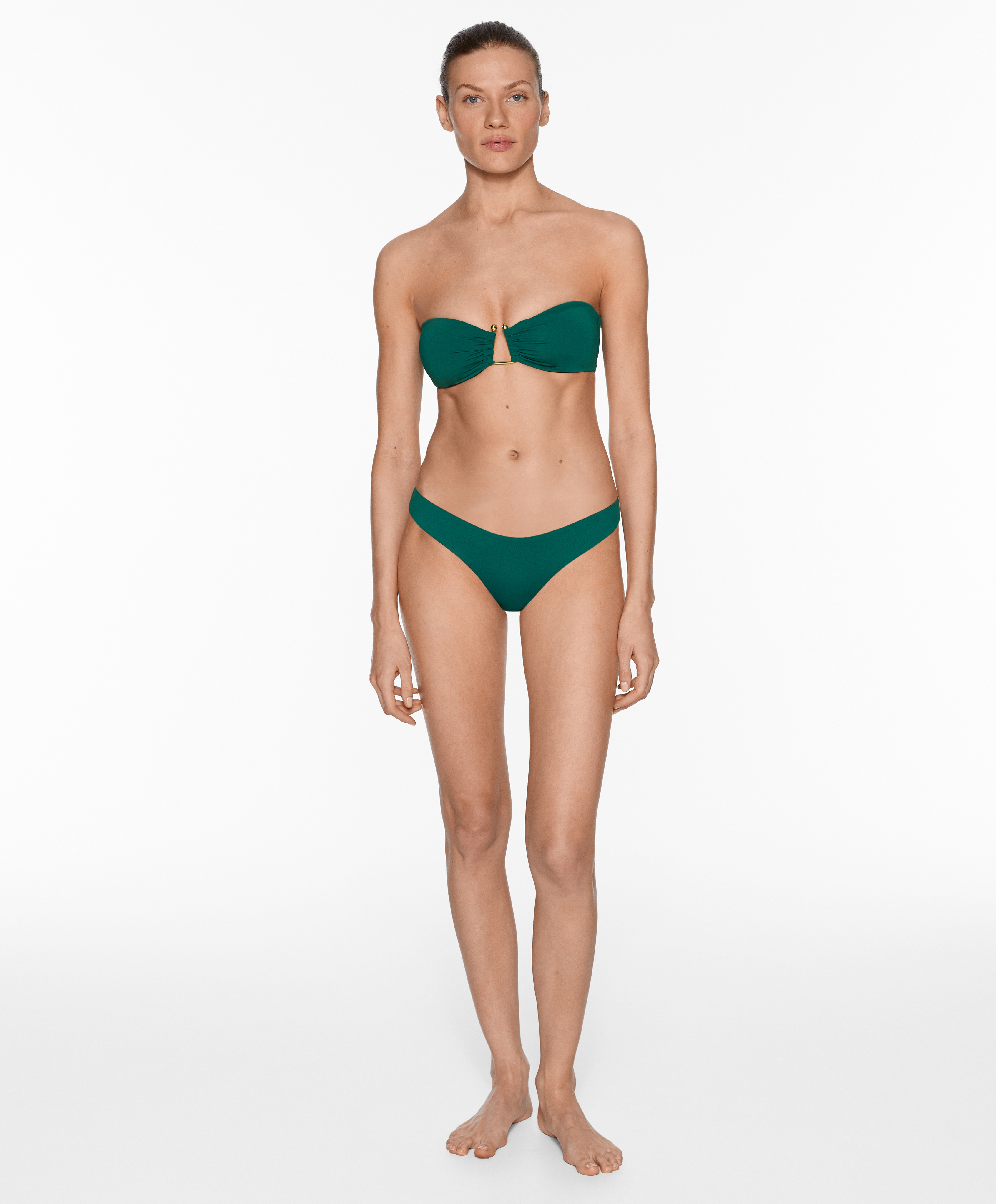 U-cut Brazilian bikini briefs