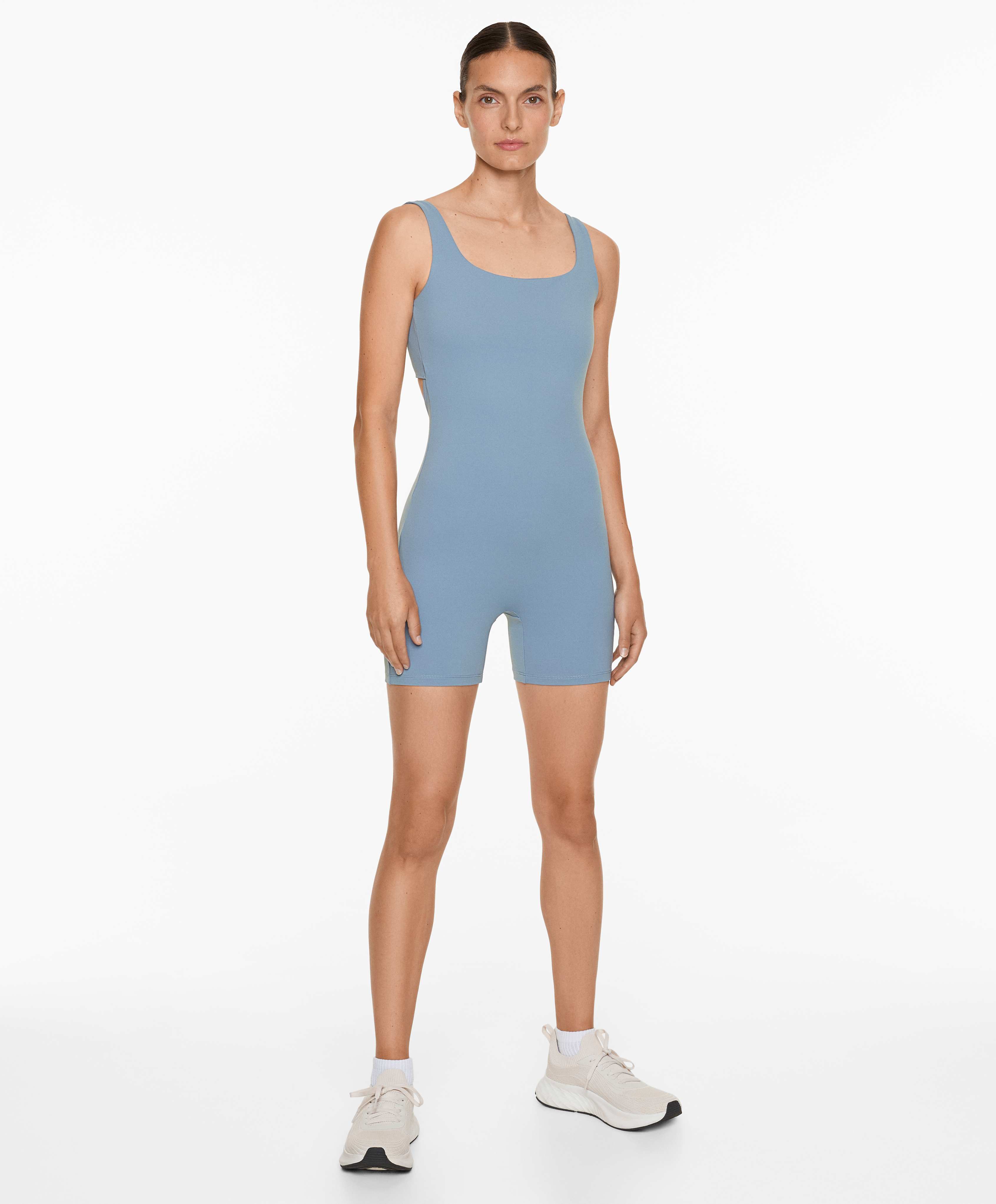 Comfortlux crossover back short jumpsuit