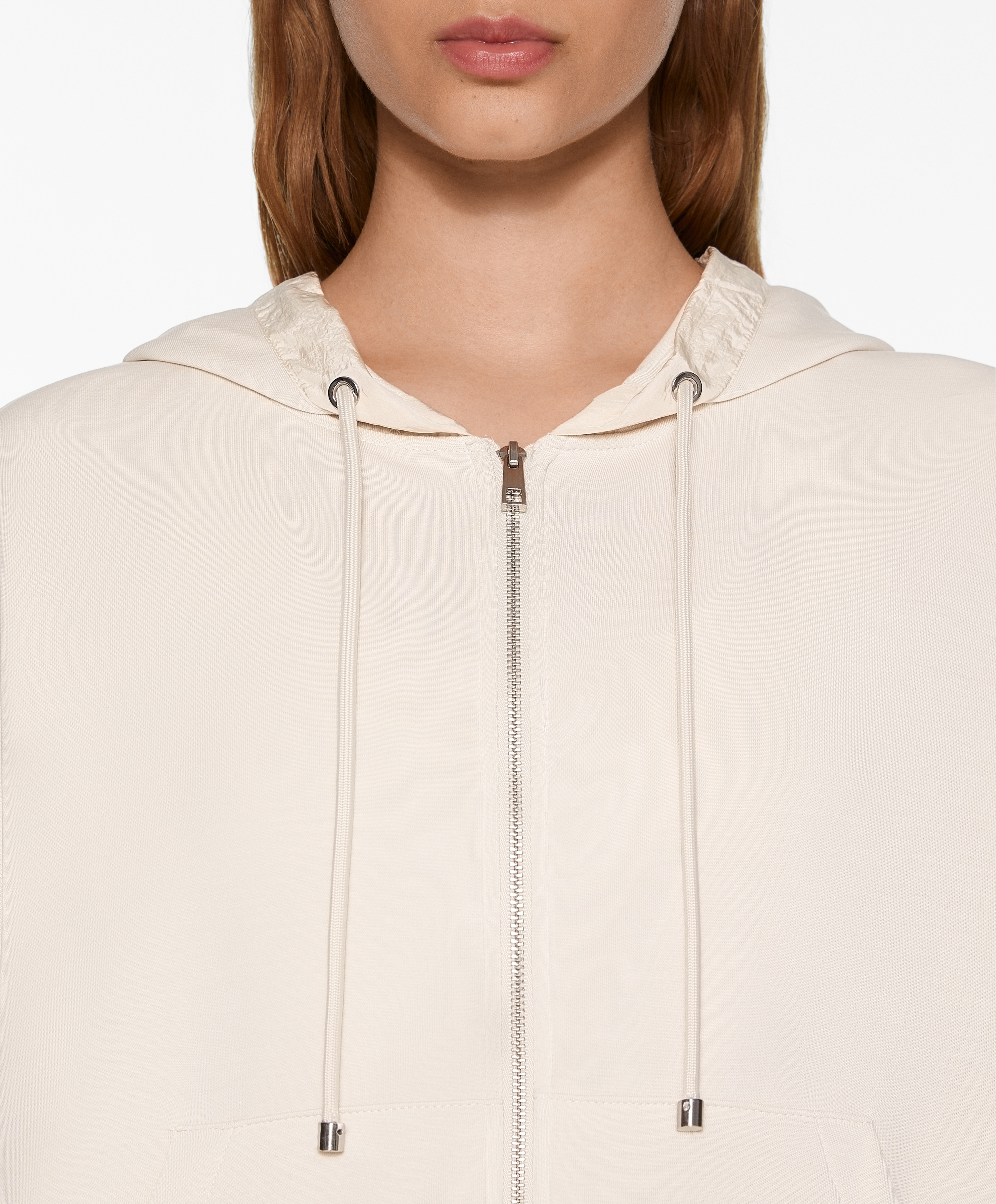Zip-through modal jacket