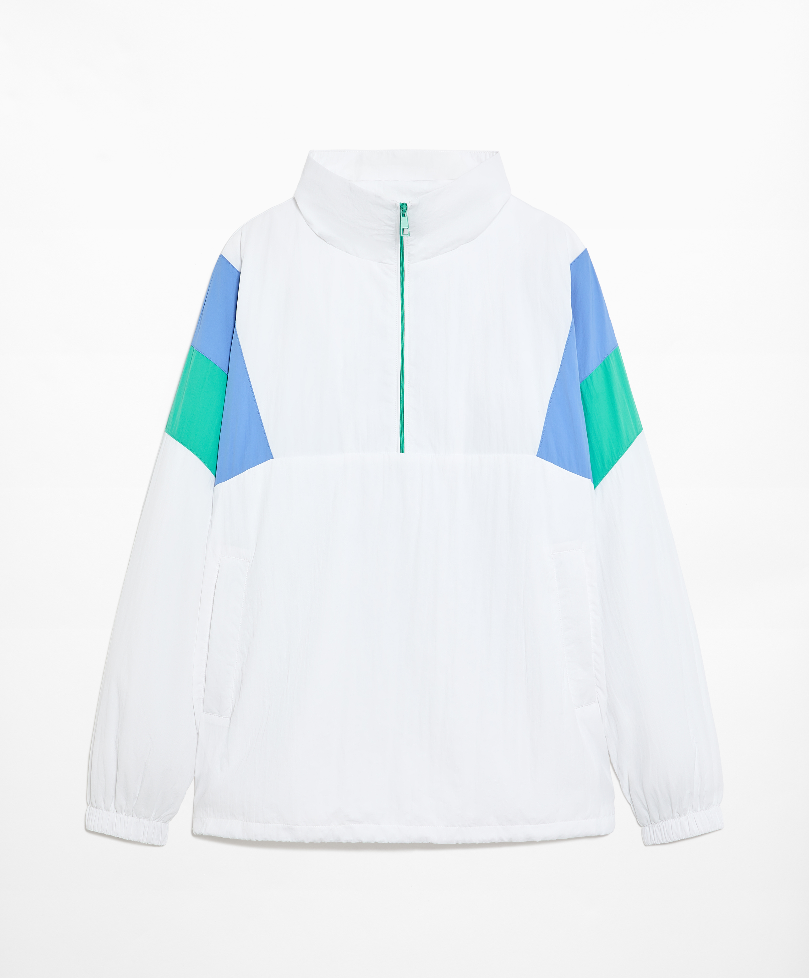 Water-repellent oversize kangaroo jacket